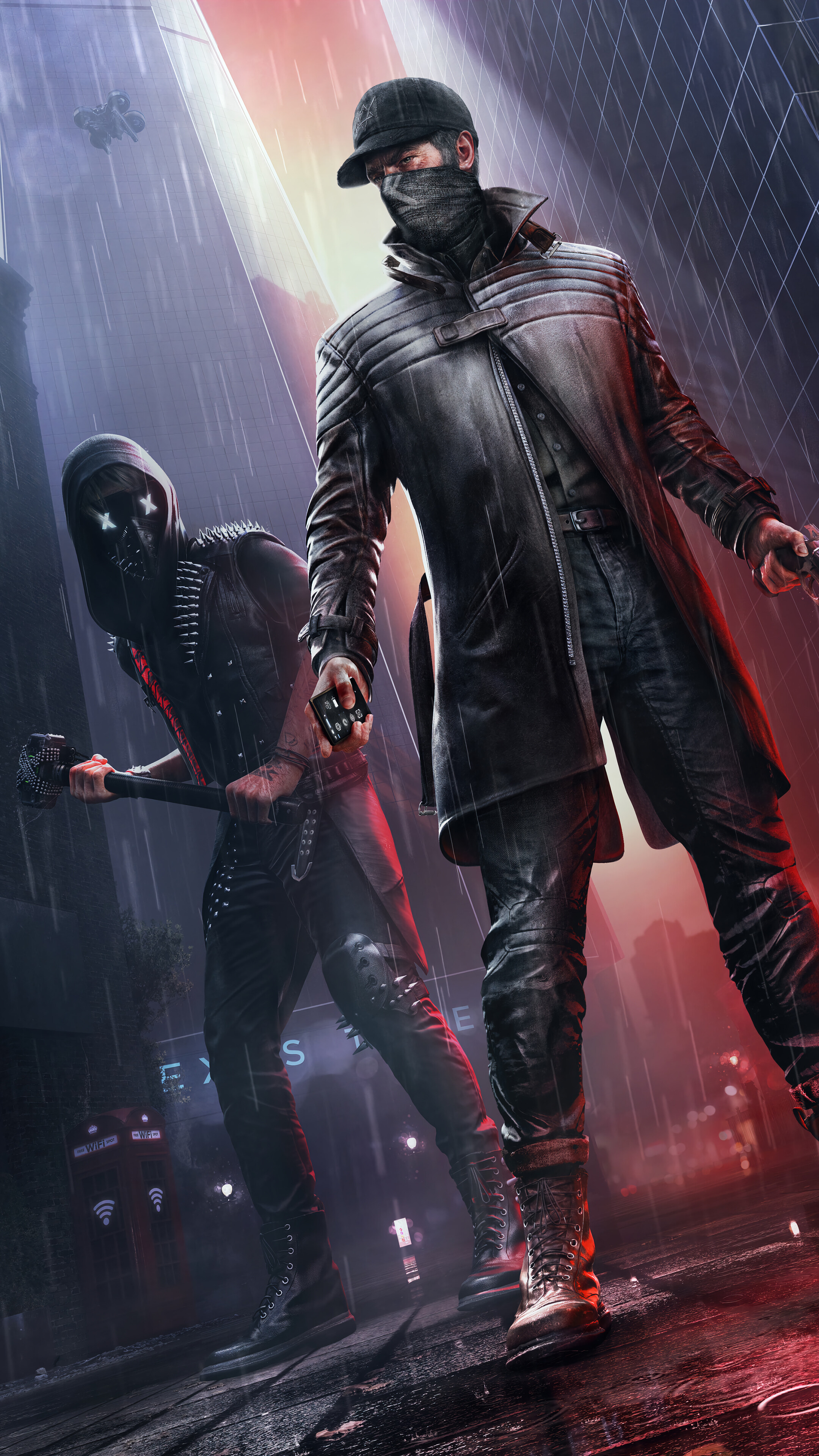 Aiden Pearce, Wrench, Watch Dogs: Legion Bloodline, 4K Phone wallpaper