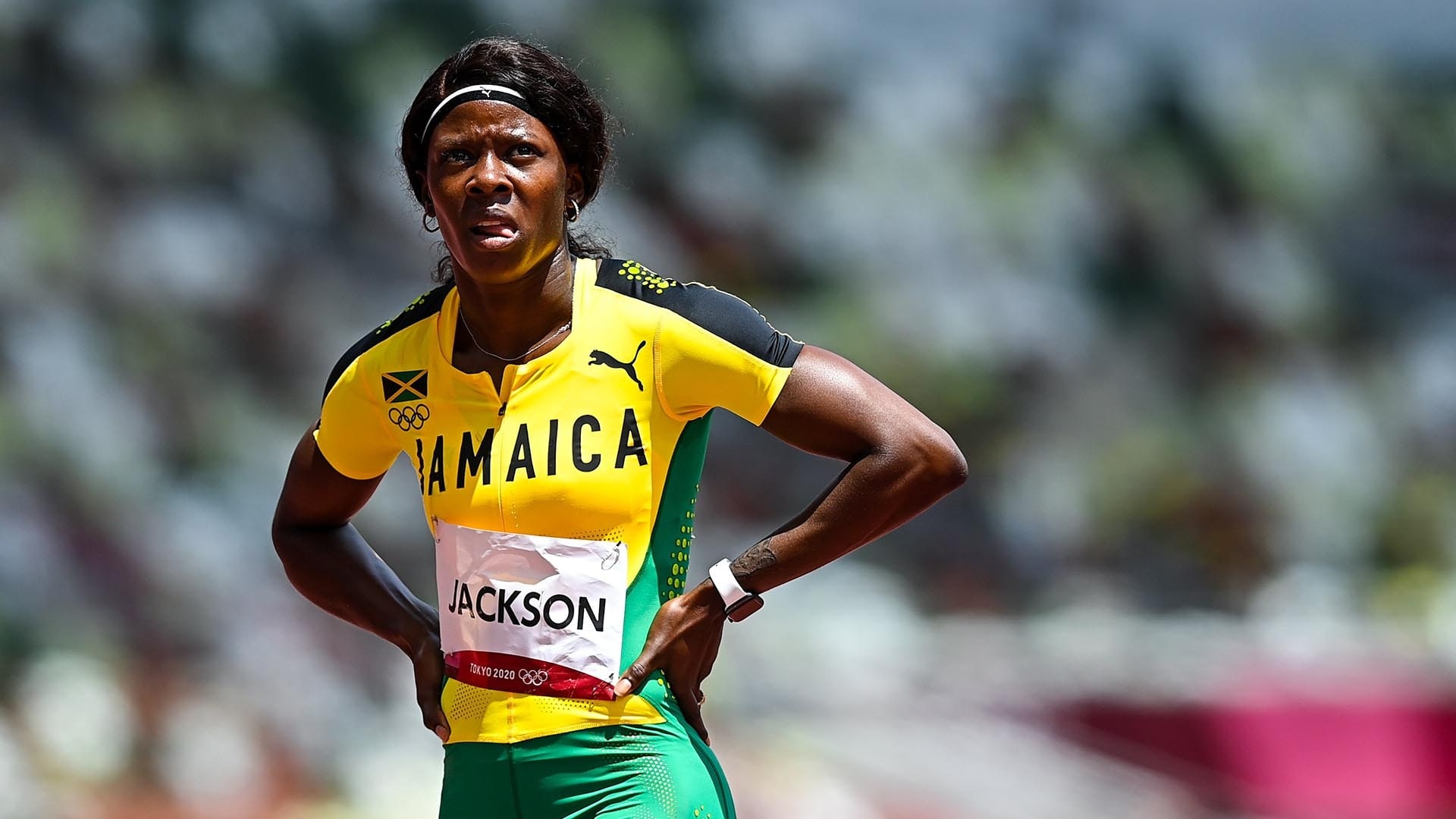 Shericka Jackson, Rookie heats blunder, 200m elimination, 1920x1080 Full HD Desktop