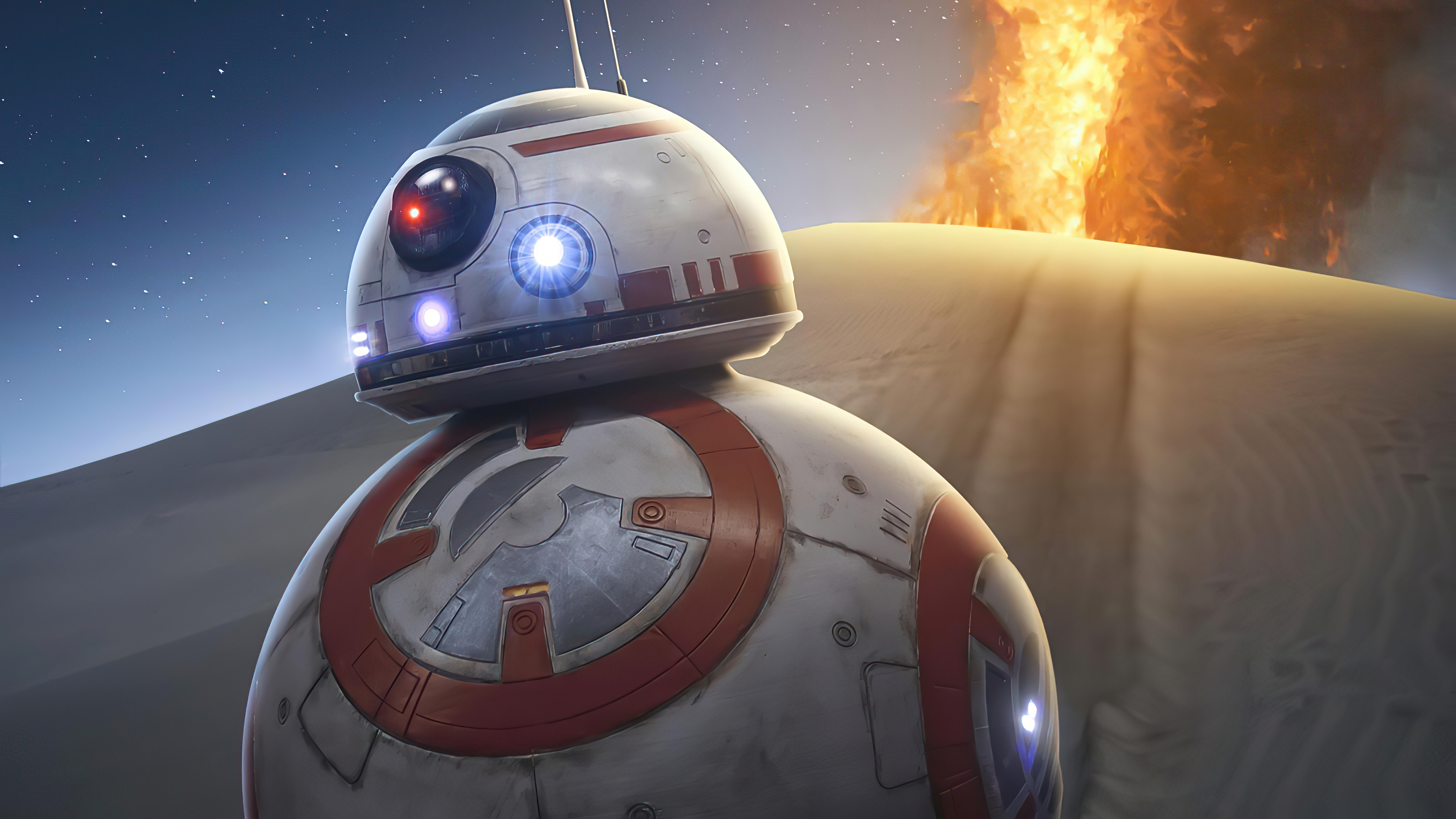 BB-8, Star Wars, Journey, Movies, 3840x2160 4K Desktop