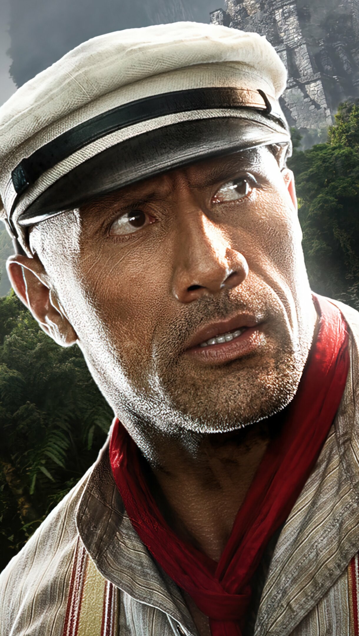 Jungle Cruise, Dwayne Johnson Wallpaper, 1220x2160 HD Phone