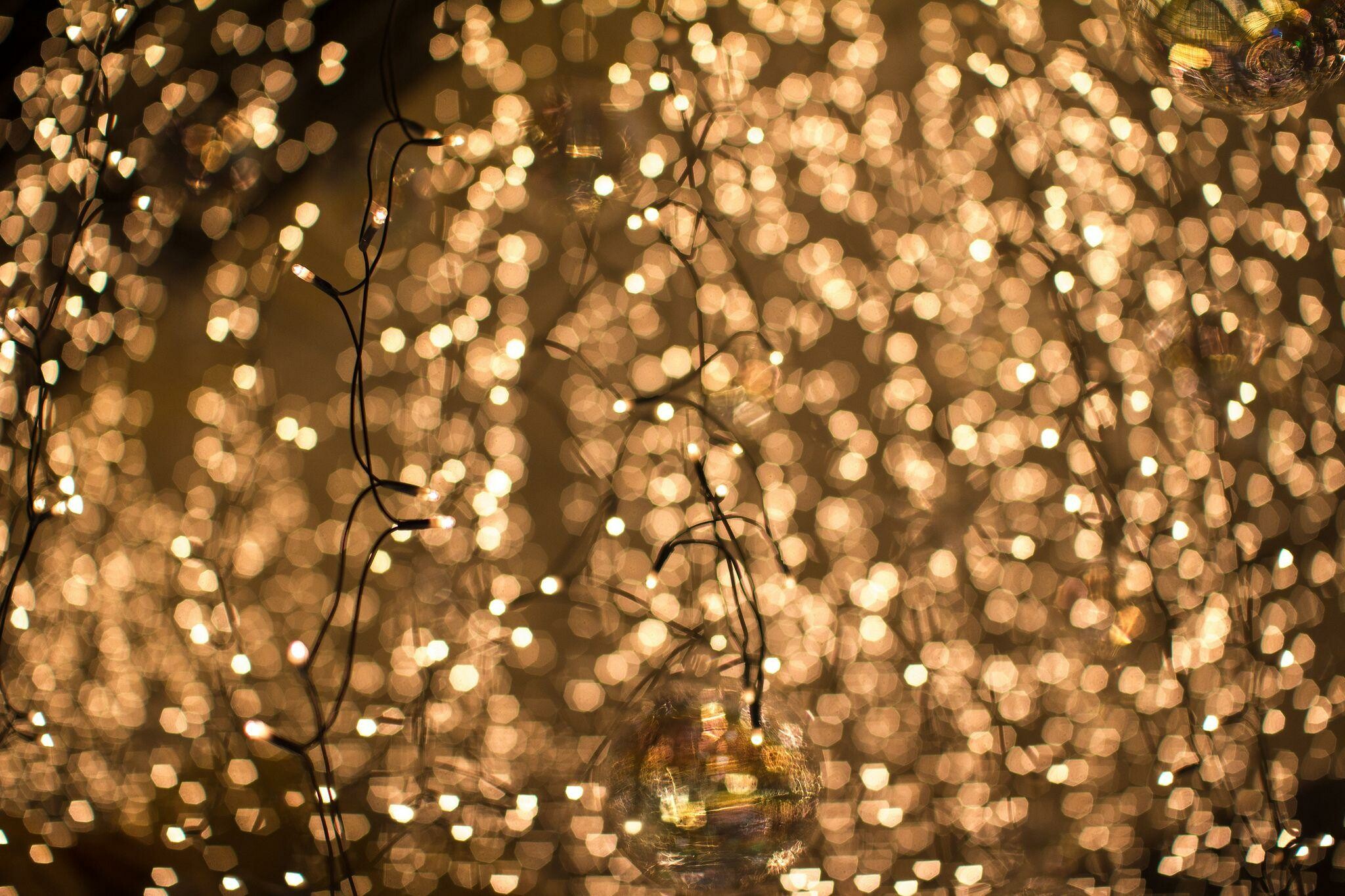 Fairy lights, Magical ambiance, Festive atmosphere, Stunning illumination, 2050x1370 HD Desktop