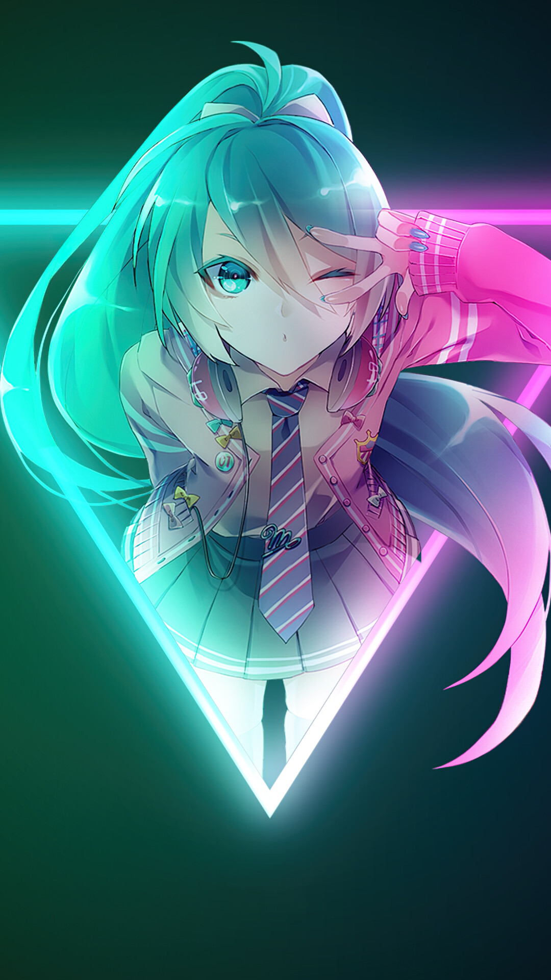 Hatsune Miku, Girly Wallpaper, 1080x1920 Full HD Phone