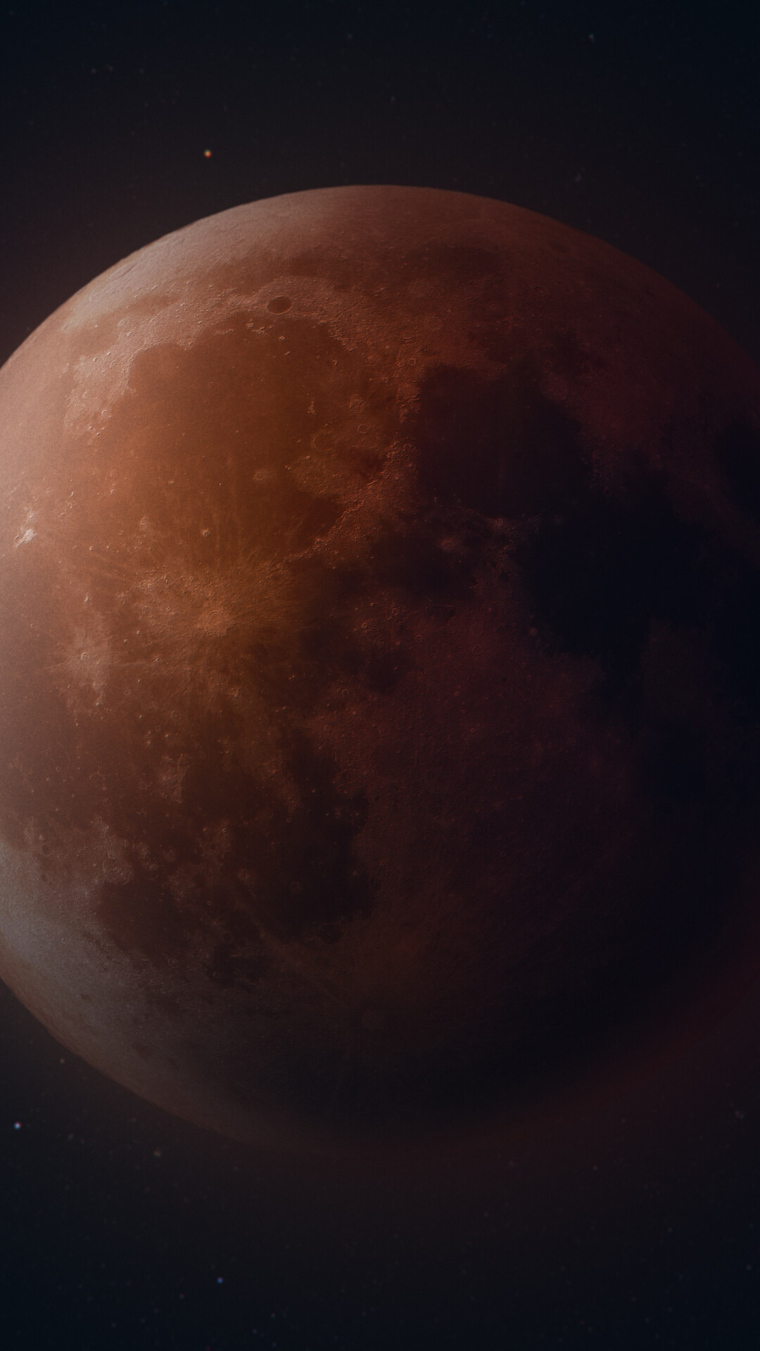 Intriguing lunar eclipse, Astronomical artistry, Celestial wonders, Astrophotography marvel, 1080x1920 Full HD Phone