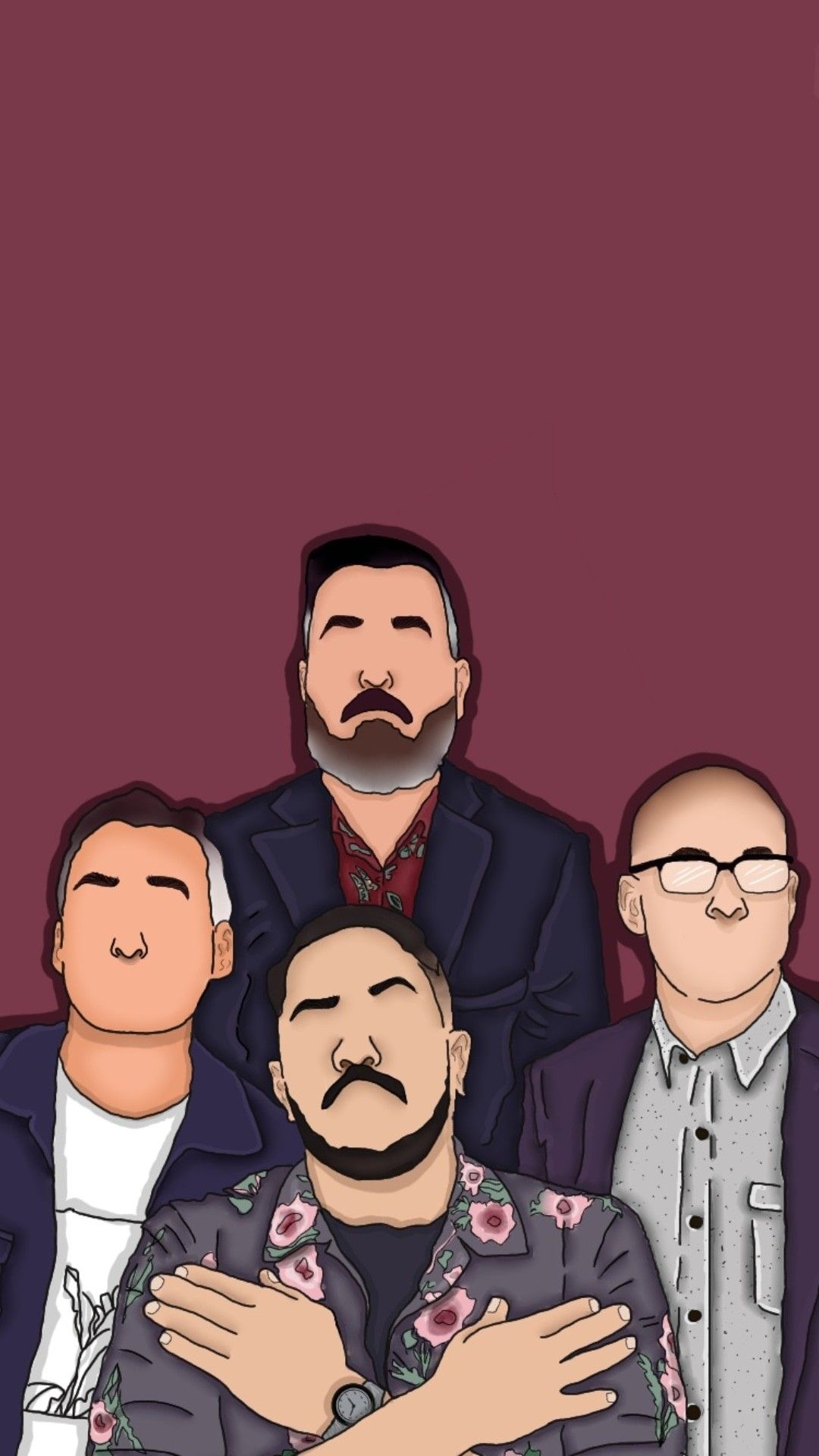 Impractical Jokers, Artistic drawing, Joker illustrations, Comic creativity, 1080x1920 Full HD Phone