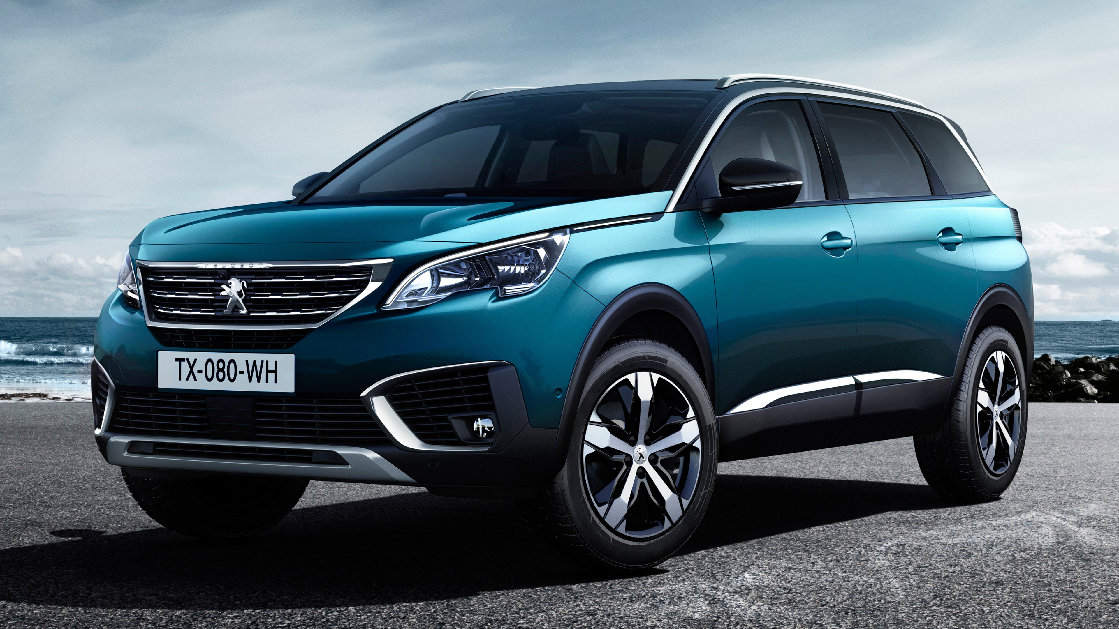 Peugeot 5008, Sleek and stylish, Enhanced practicality, Connected technology, 3840x2160 4K Desktop