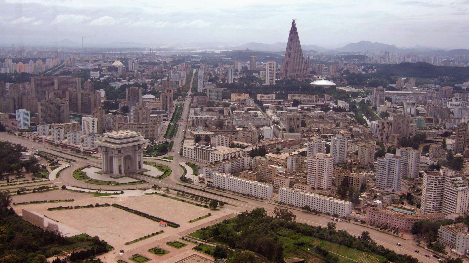 Pyongyang travels, Stunning architecture, Vibrant cityscape, Cultural heritage, 1920x1080 Full HD Desktop