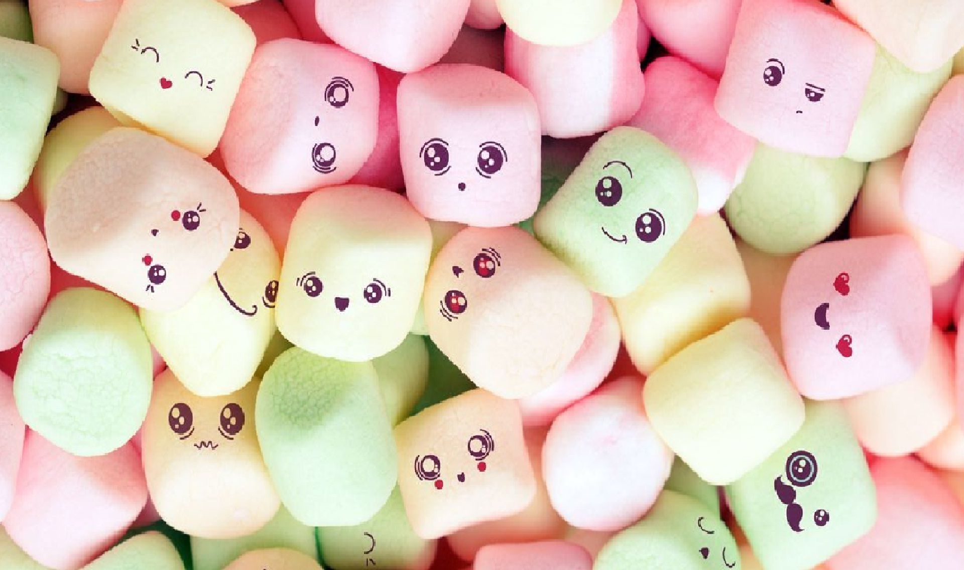 Tasty marshmallow candy, Colorful treats, Sweet confections, Sugary delight, 1920x1140 HD Desktop