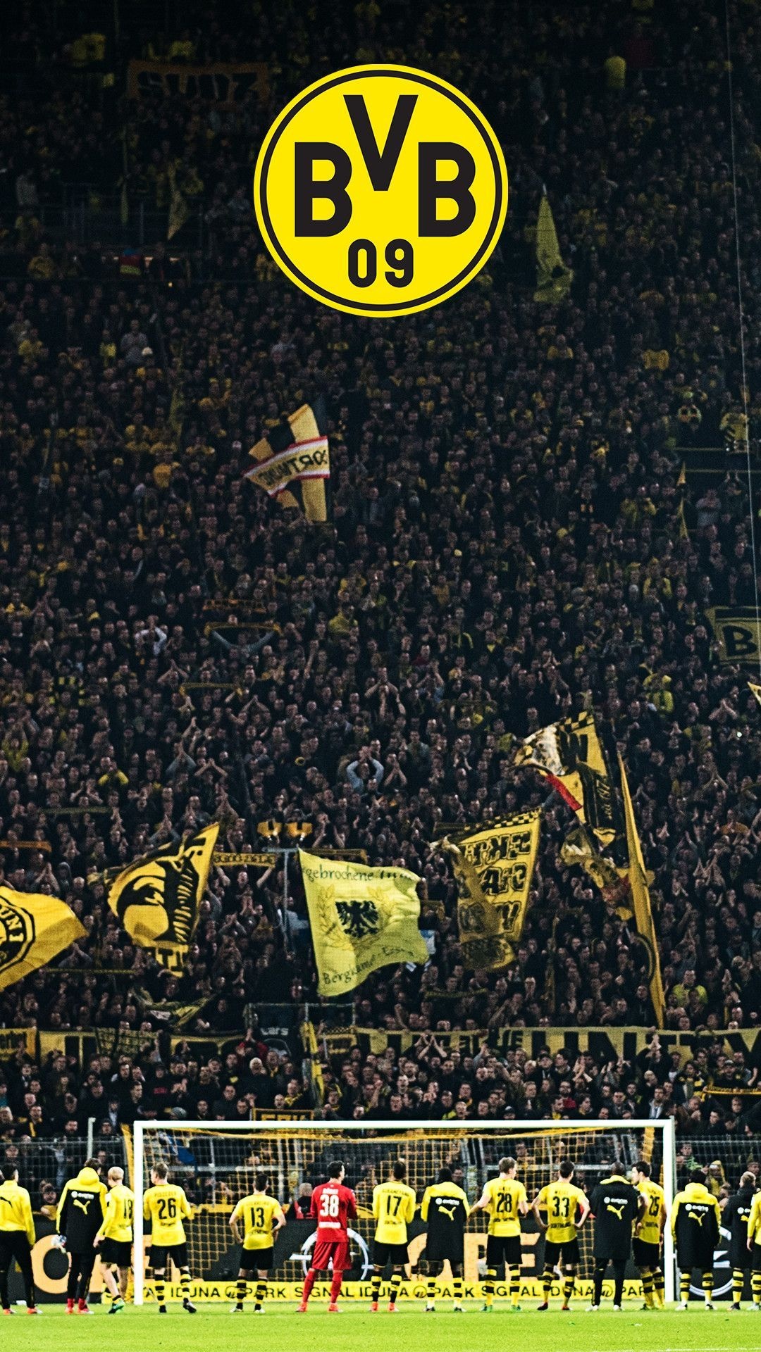 Borussia Dortmund, iPhone wallpapers, Backgrounds, Sports team, 1080x1920 Full HD Phone