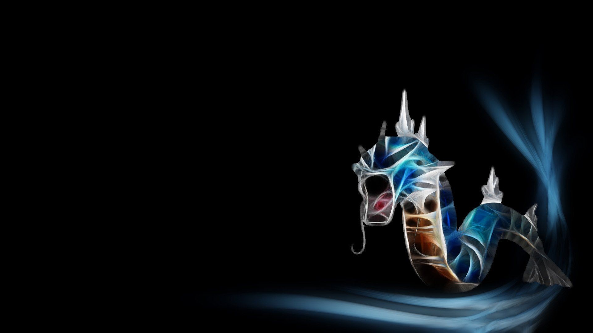 Gyarados artwork, Gaming hero, Fiery and fierce, Pokmon power, 1920x1080 Full HD Desktop