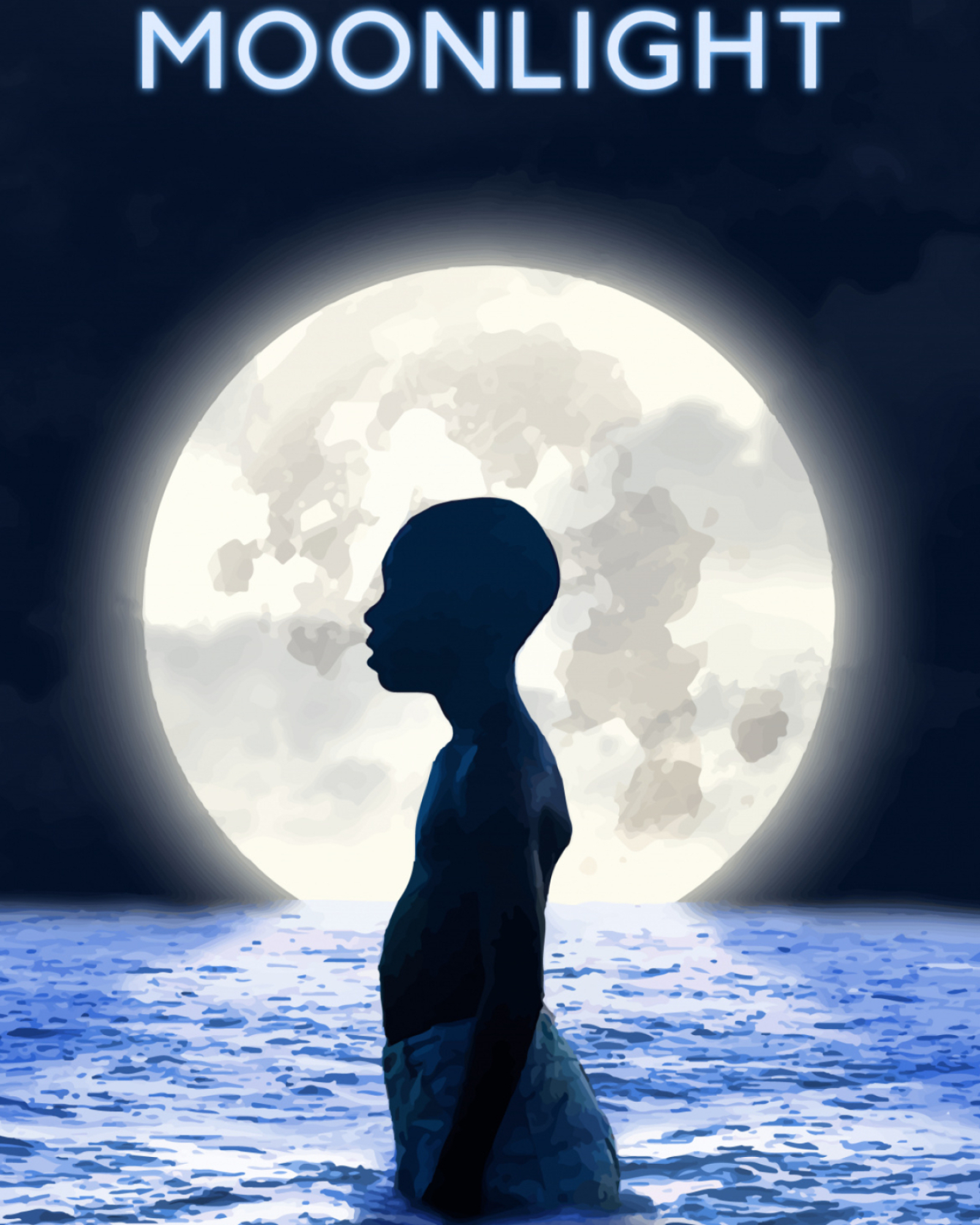 Moonlight movie, Striking posters, Memorable artwork, Cinematic brilliance, 1600x2000 HD Phone