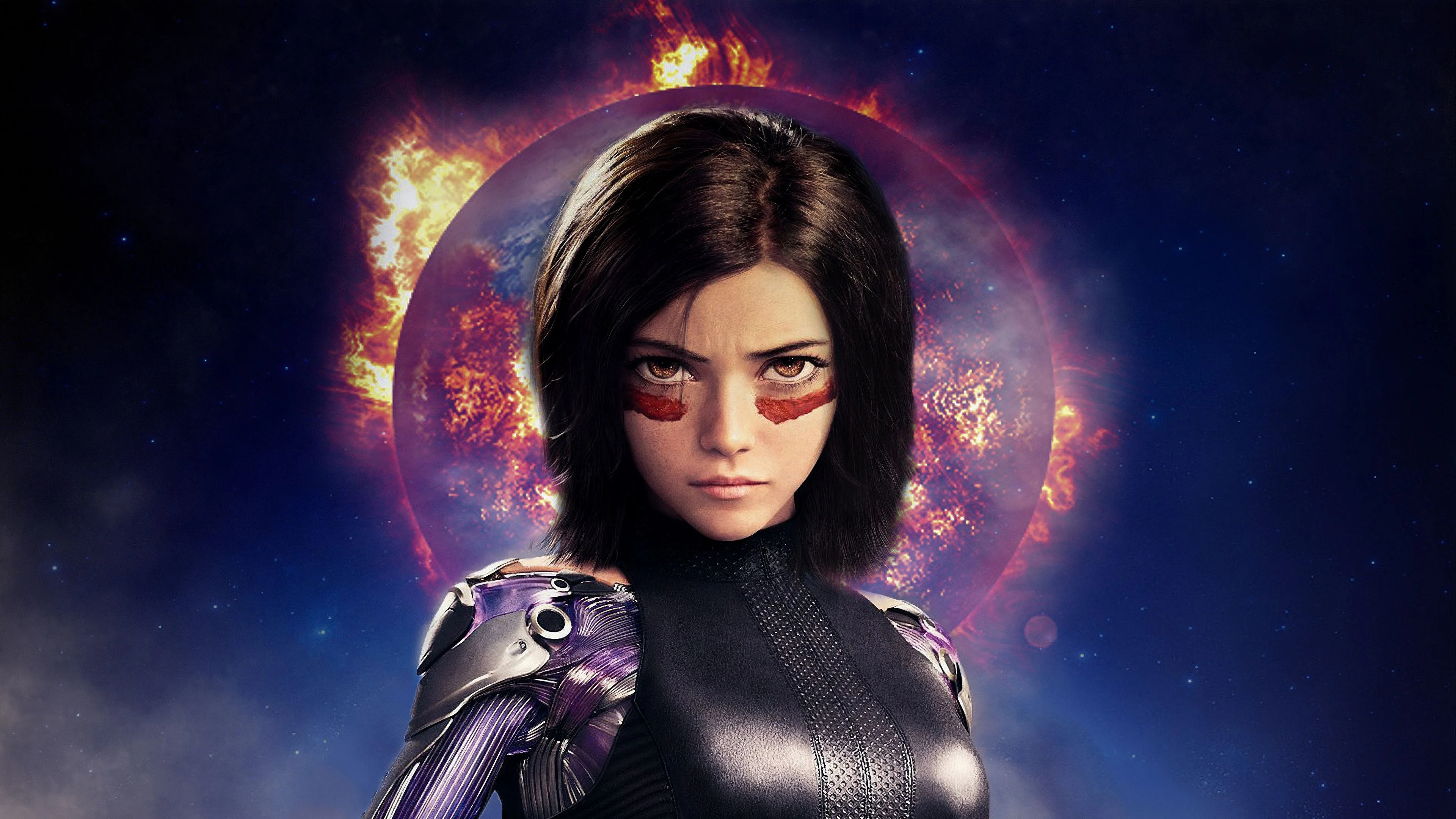 Alita wallpapers, Stunning visuals, Dynamic characters, Cinematic masterpiece, 3840x2160 4K Desktop