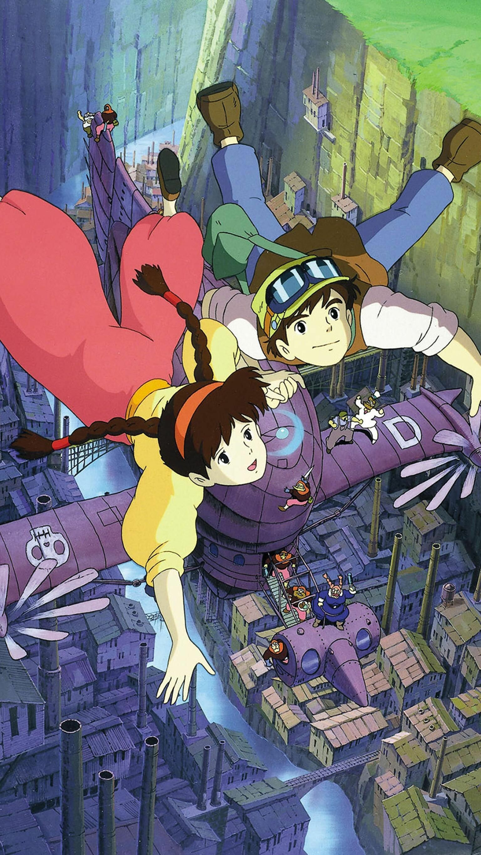 Laputa: Castle in the Sky, Enchanting animation, Memorable characters, Timeless classic, 1540x2740 HD Phone