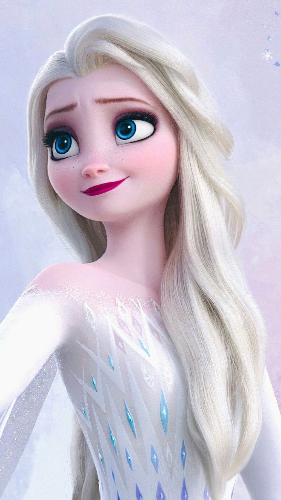 Queen Elsa, Frozen II, Fifth Spirit dress, HD Phone wallpaper
