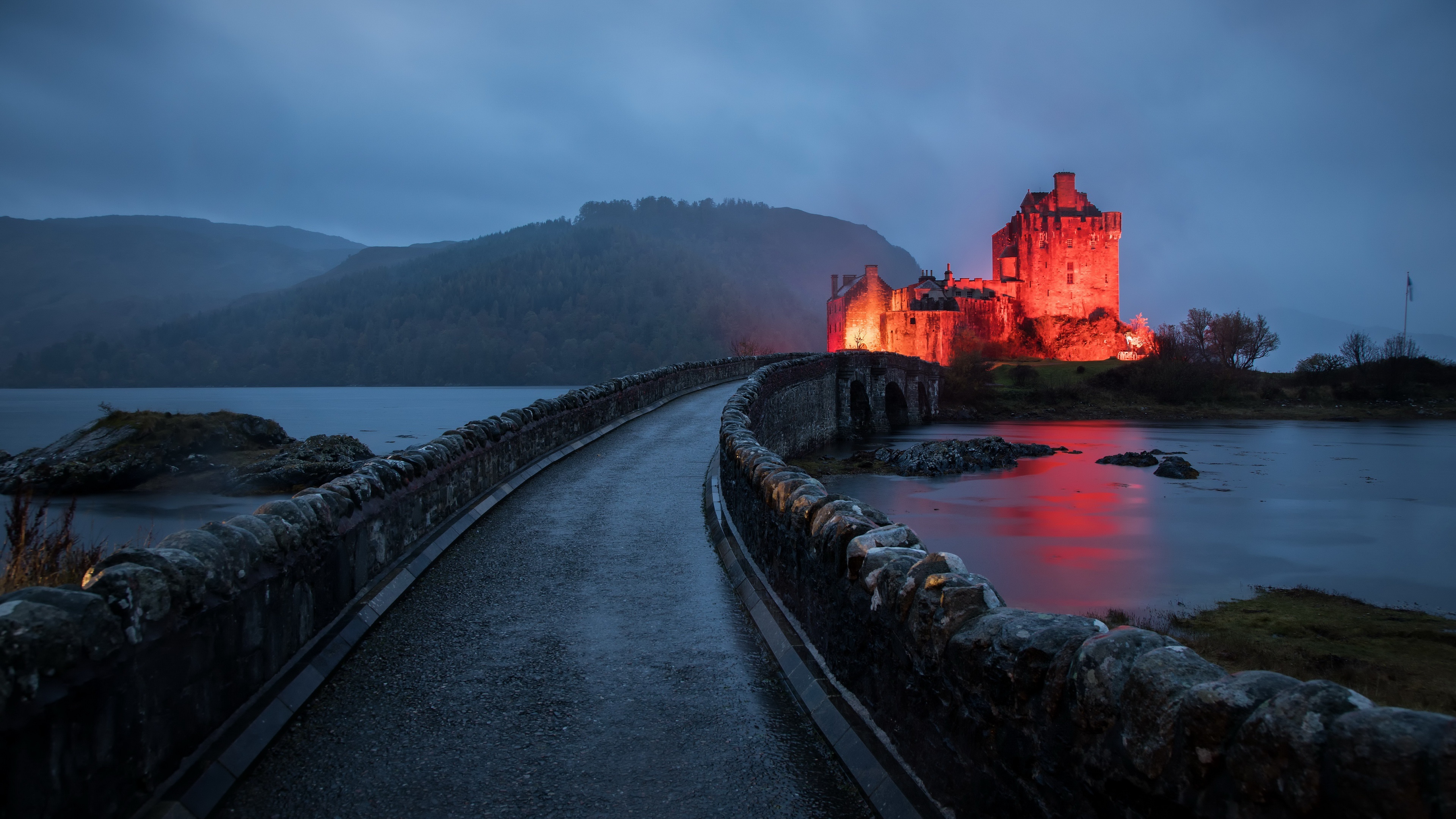 Eilean Donan Castle, Scotland Wallpaper, 3840x2160 4K Desktop