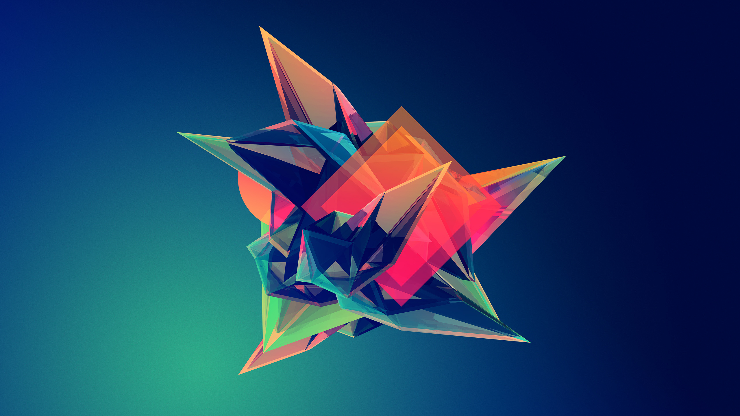 Facets wallpapers, Multifaceted art, 2560x1440 HD Desktop