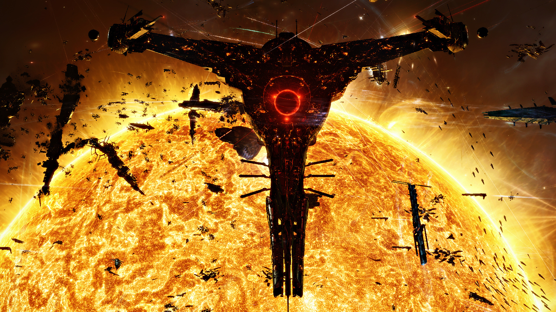 EVE Online players, Celebration of birthday, Space warfare, PC Gamer, 1920x1080 Full HD Desktop