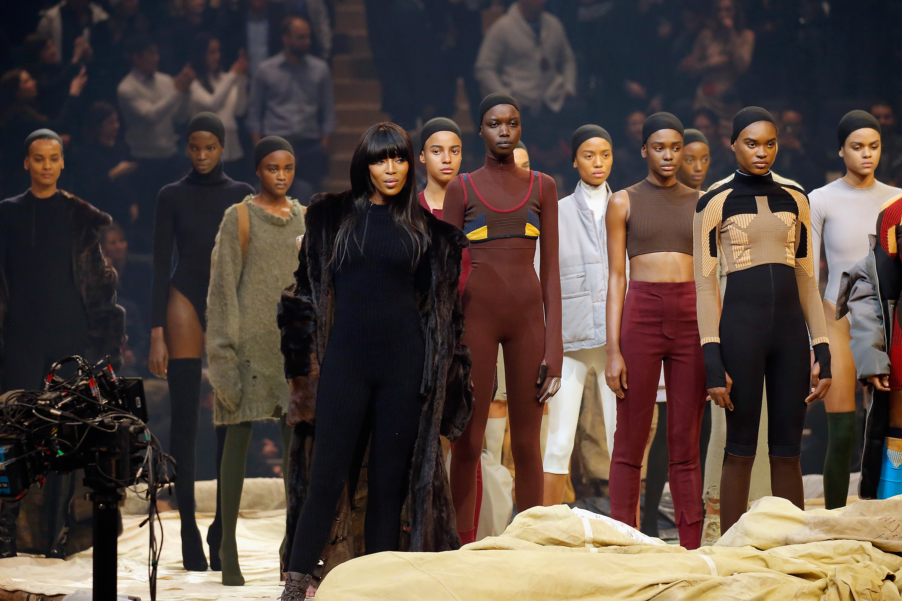 Naomi Campbell, NYFW front row, Kayne unveils Yeezy Season 3, 3000x2000 HD Desktop