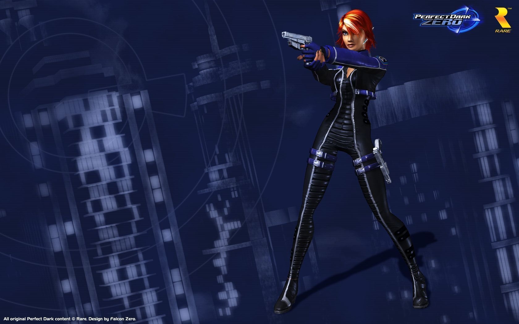 Fan desktop wallpaper (Perfect Dark Recon) 1680x1050