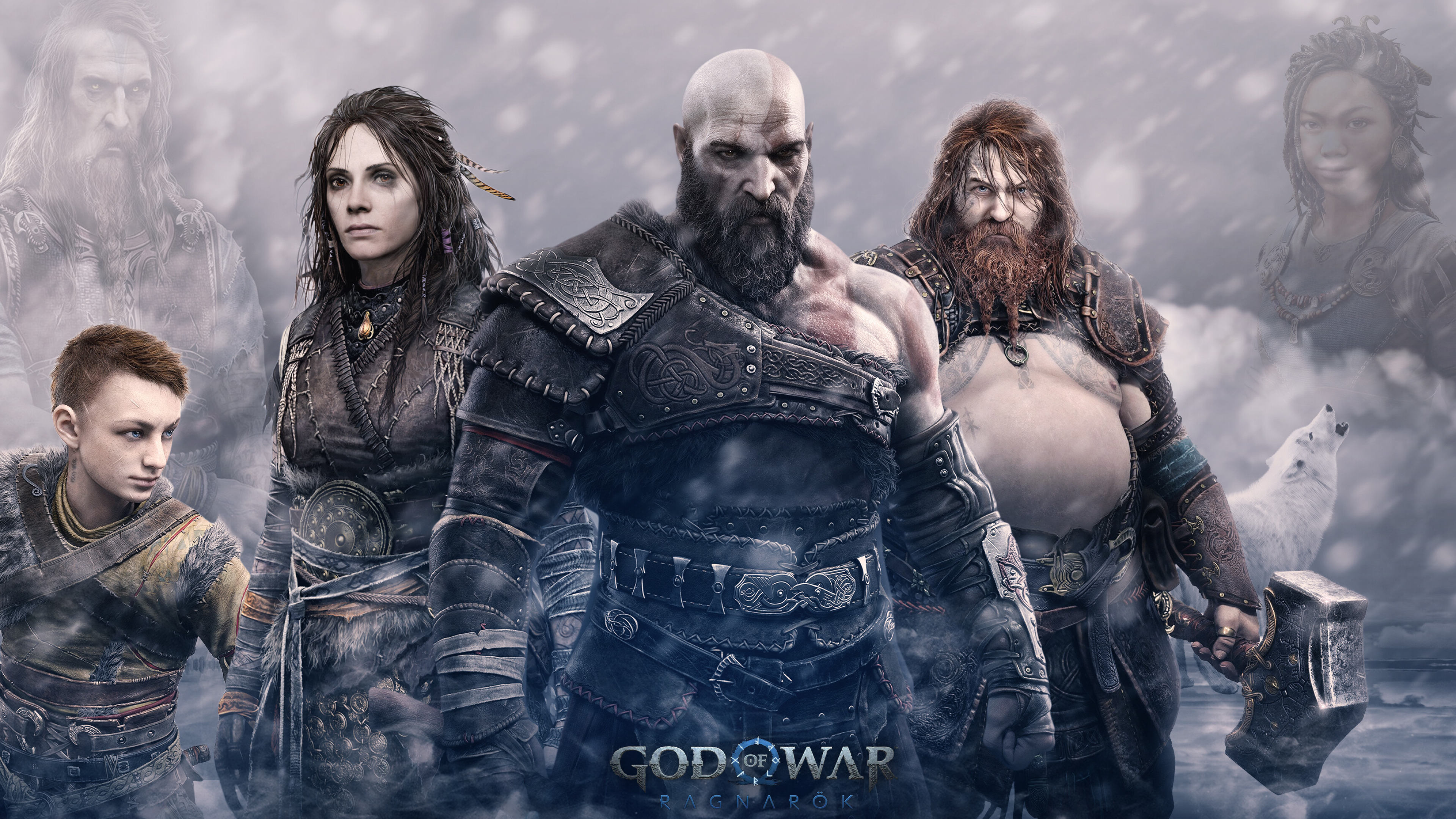 God of War Ragnarok, 4K Ultra HD wallpaper, Stunning background image, Mythological sequel, 3840x2160 4K Desktop