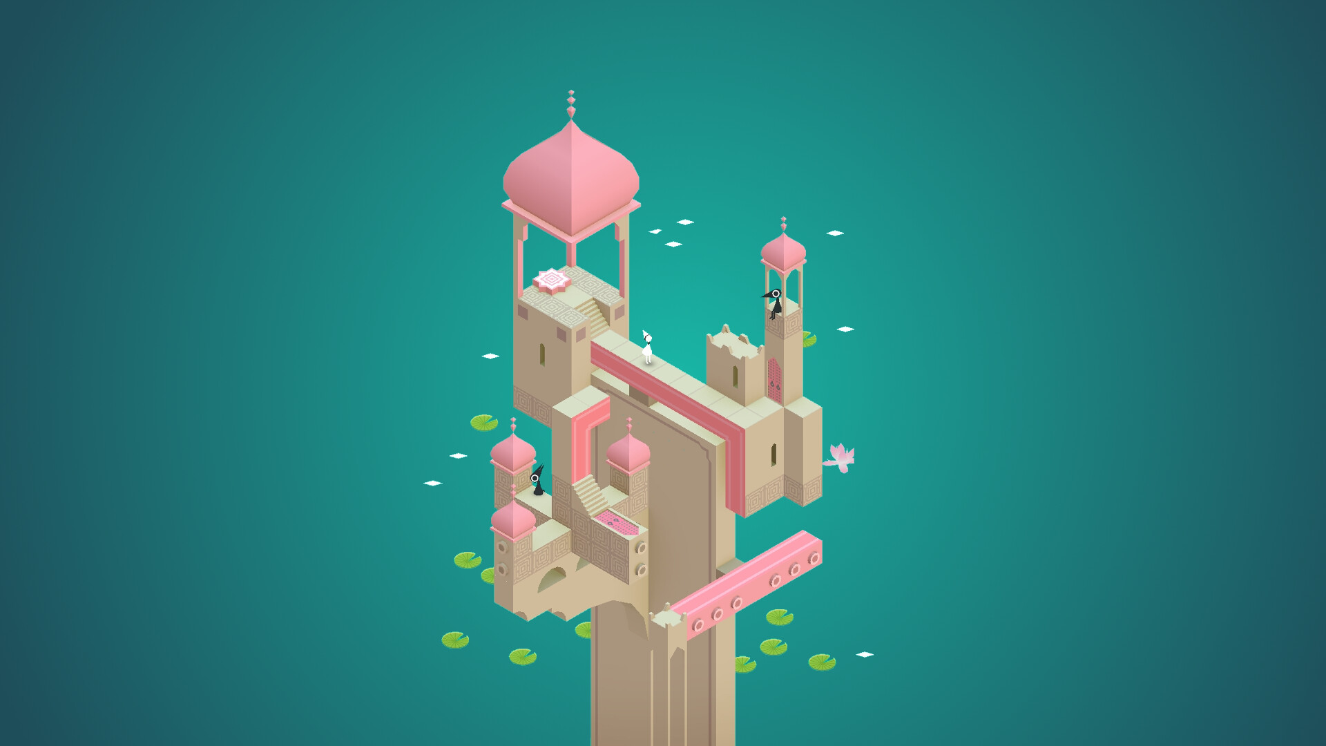 Monument Valley game, Captivating landscapes, Monument Valley wallpaper, Mobile gaming, 1920x1080 Full HD Desktop