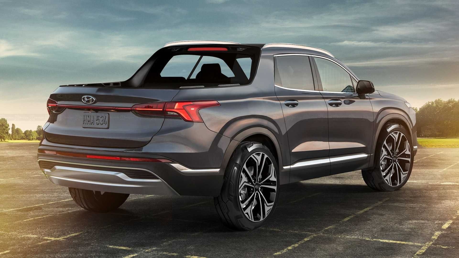 Hyundai Santa Cruz, Pickup perfection, Adventurous spirit, Impressive render, 1920x1080 Full HD Desktop