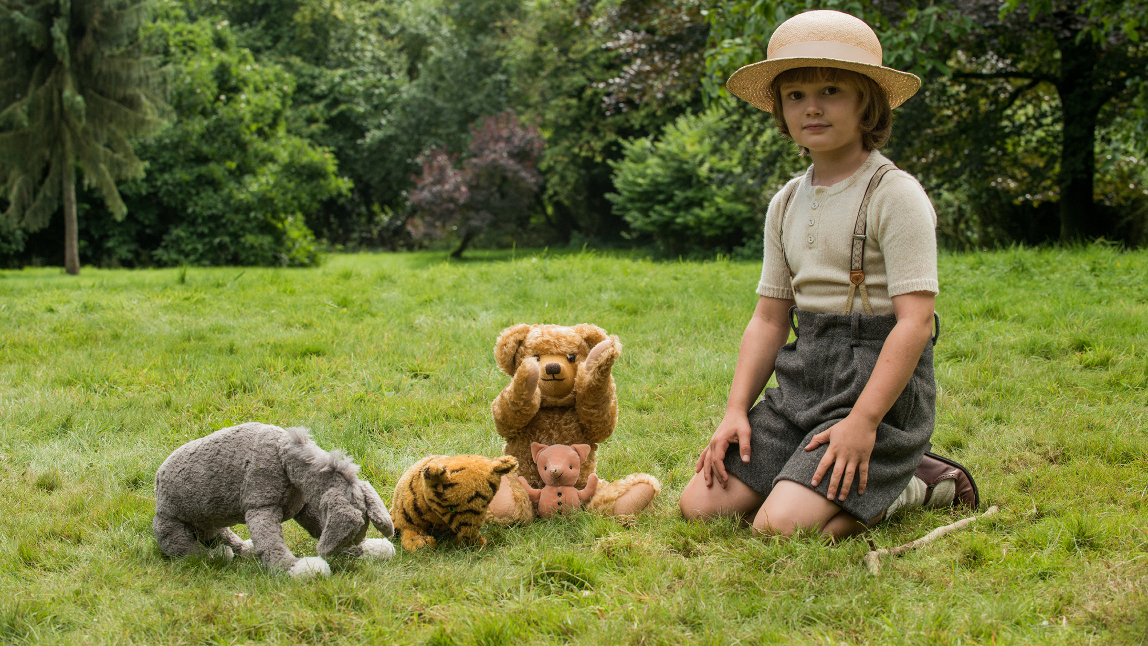 Goodbye Christopher Robin, Delightful wallpaper, Magical childhood memories, Whimsical adventure, 3840x2160 4K Desktop