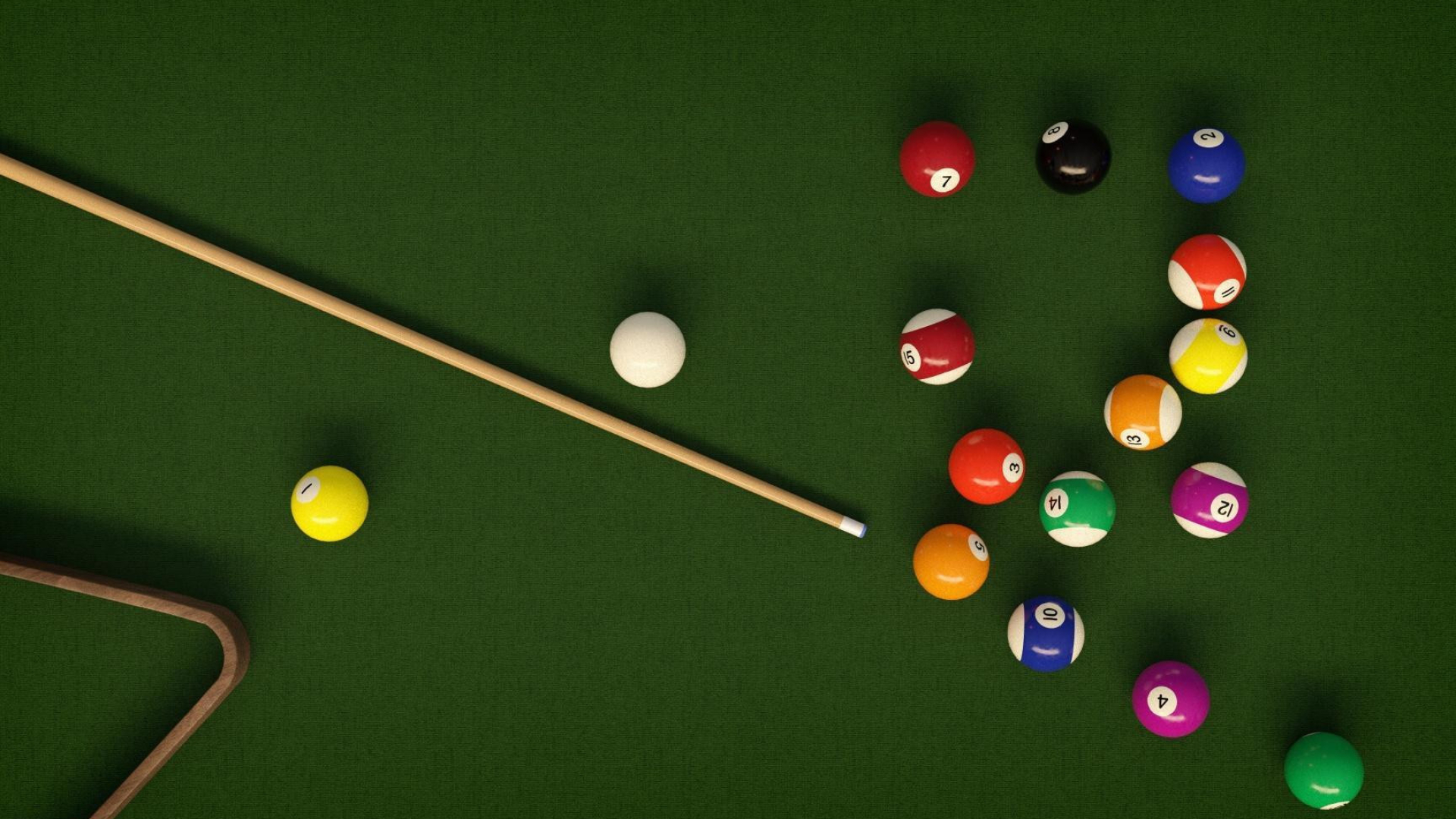 Pool game board wallpaper, High definition, Recreational, Baltana, 1920x1080 Full HD Desktop