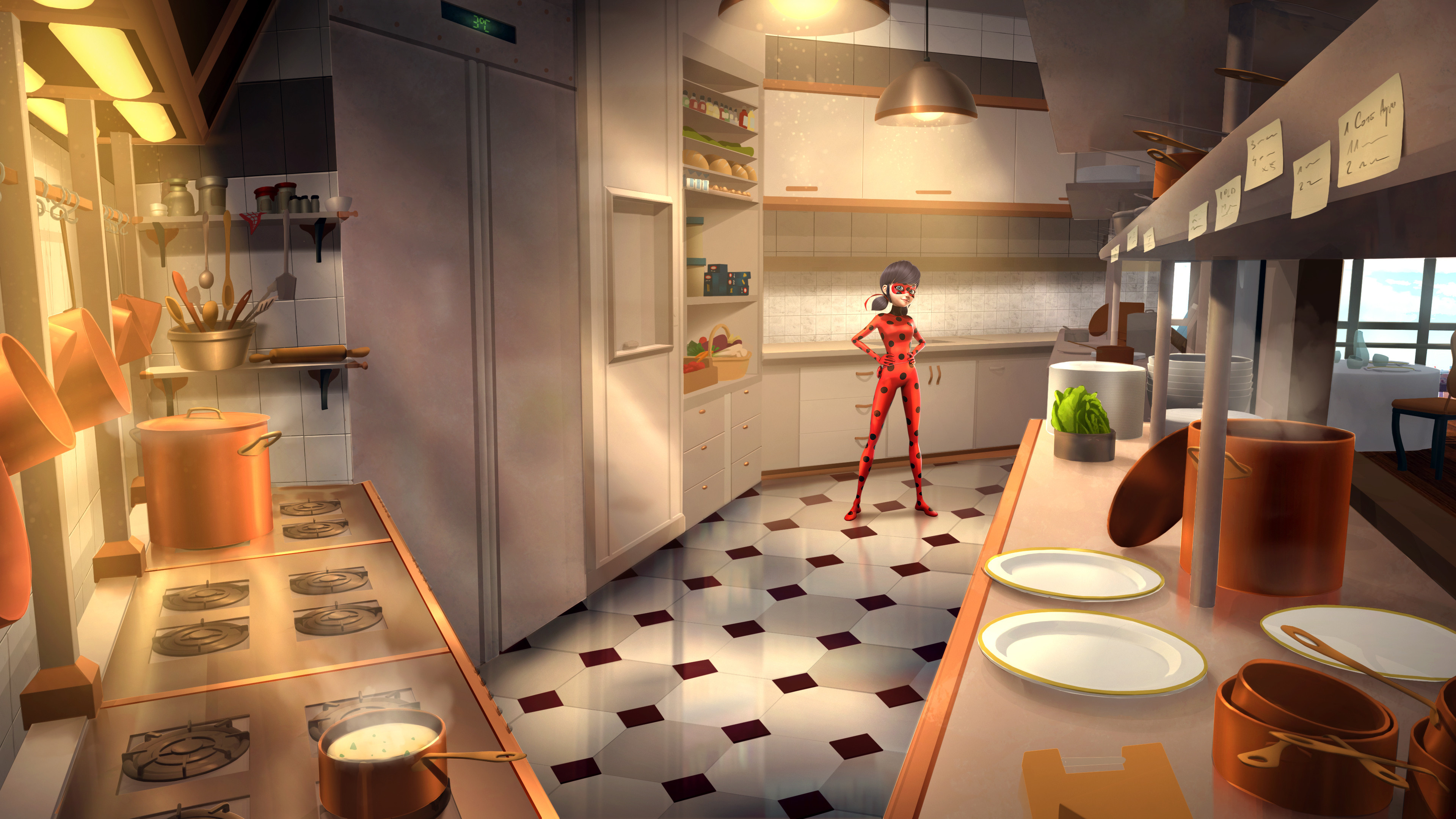 Alex Accorsi miraculous ladybug, Romantic installation, Love and friendship, Heartwarming moments, 3840x2160 4K Desktop