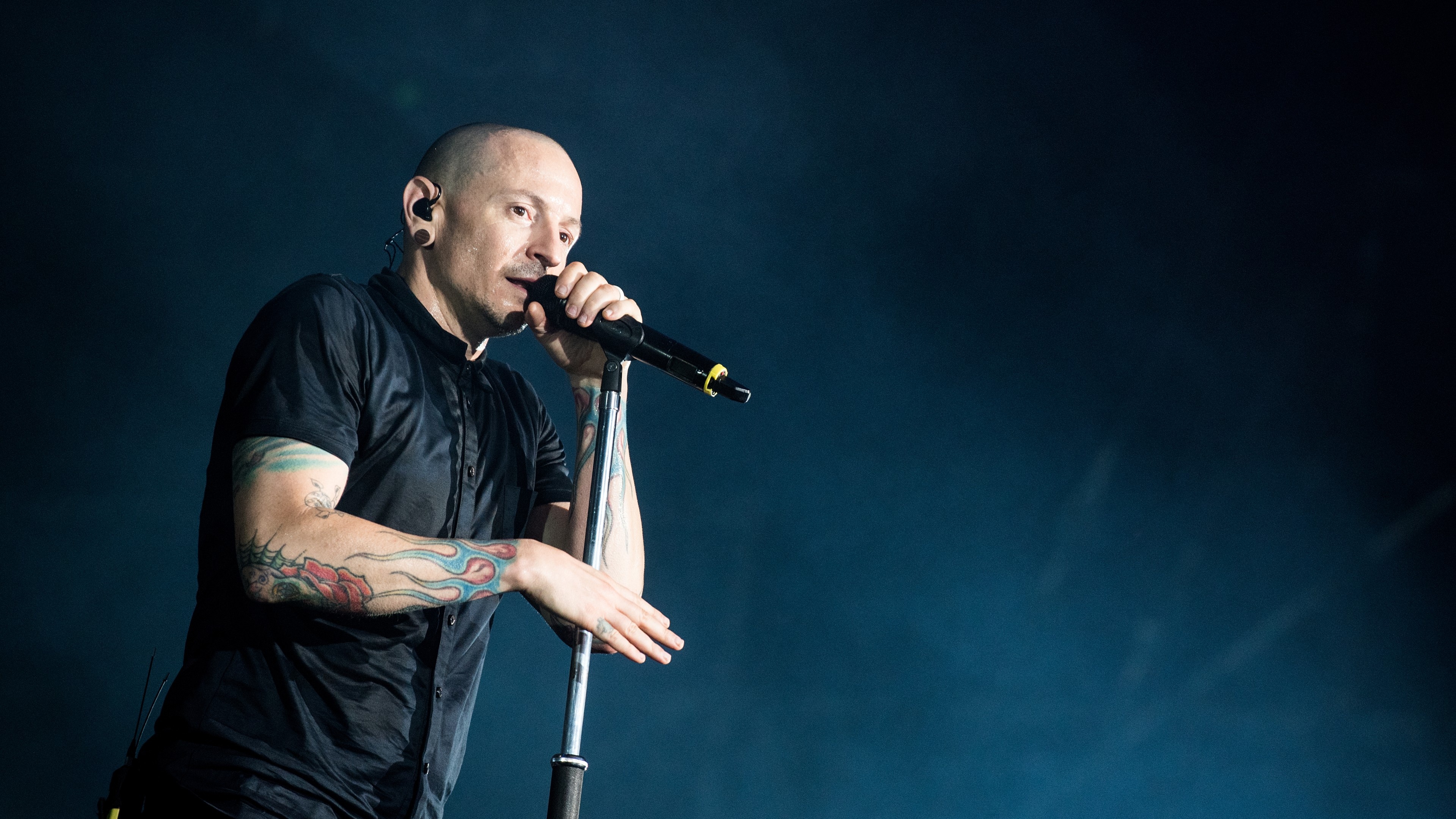 Linkin Park, Chester Bennington, Celebrities, 5k photo, 3840x2160 4K Desktop