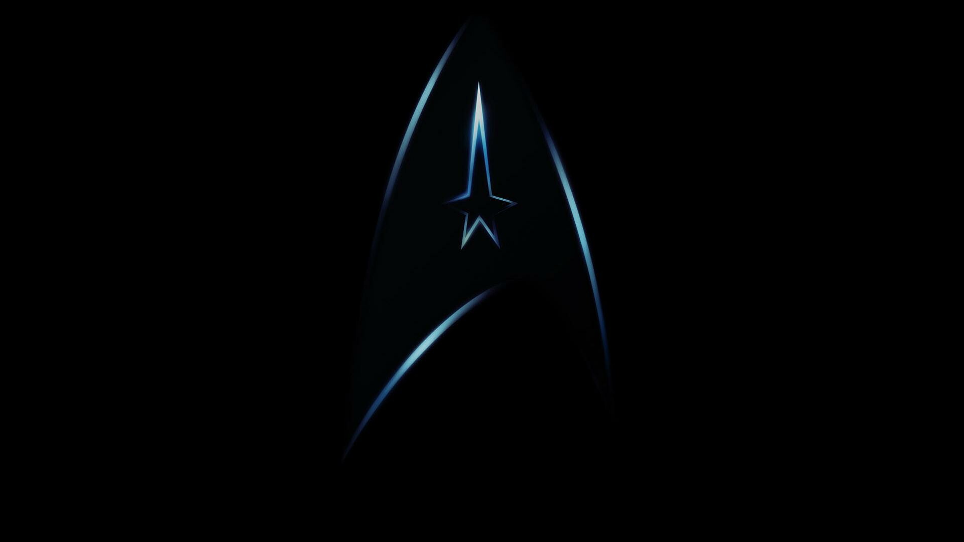 Star Trek logo backgrounds, Iconic emblem, Futuristic designs, Sci-fi branding, 1920x1080 Full HD Desktop