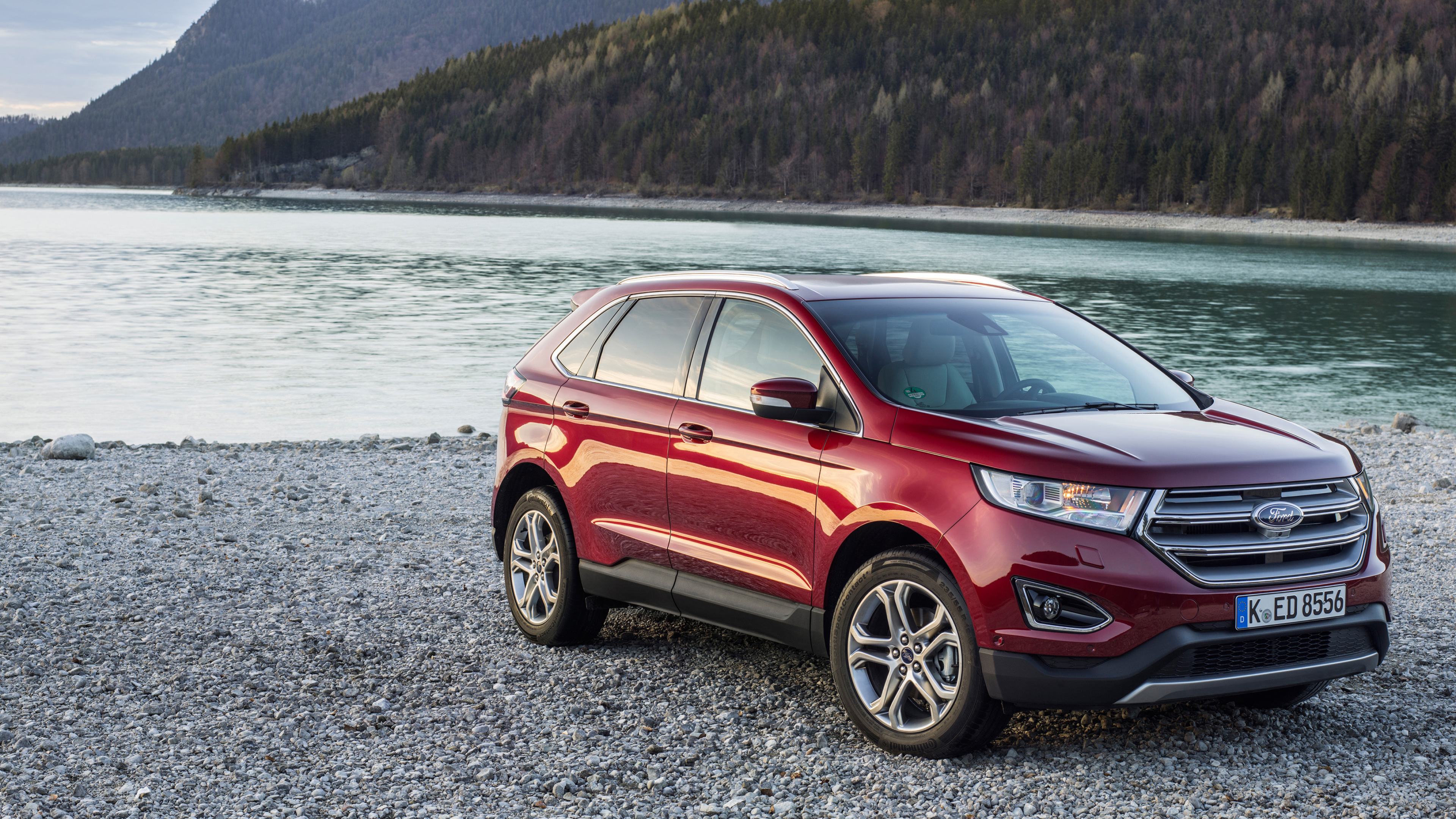 Ford Edge, Stylish and refined, Comfortable interior, Responsive handling, 3840x2160 4K Desktop