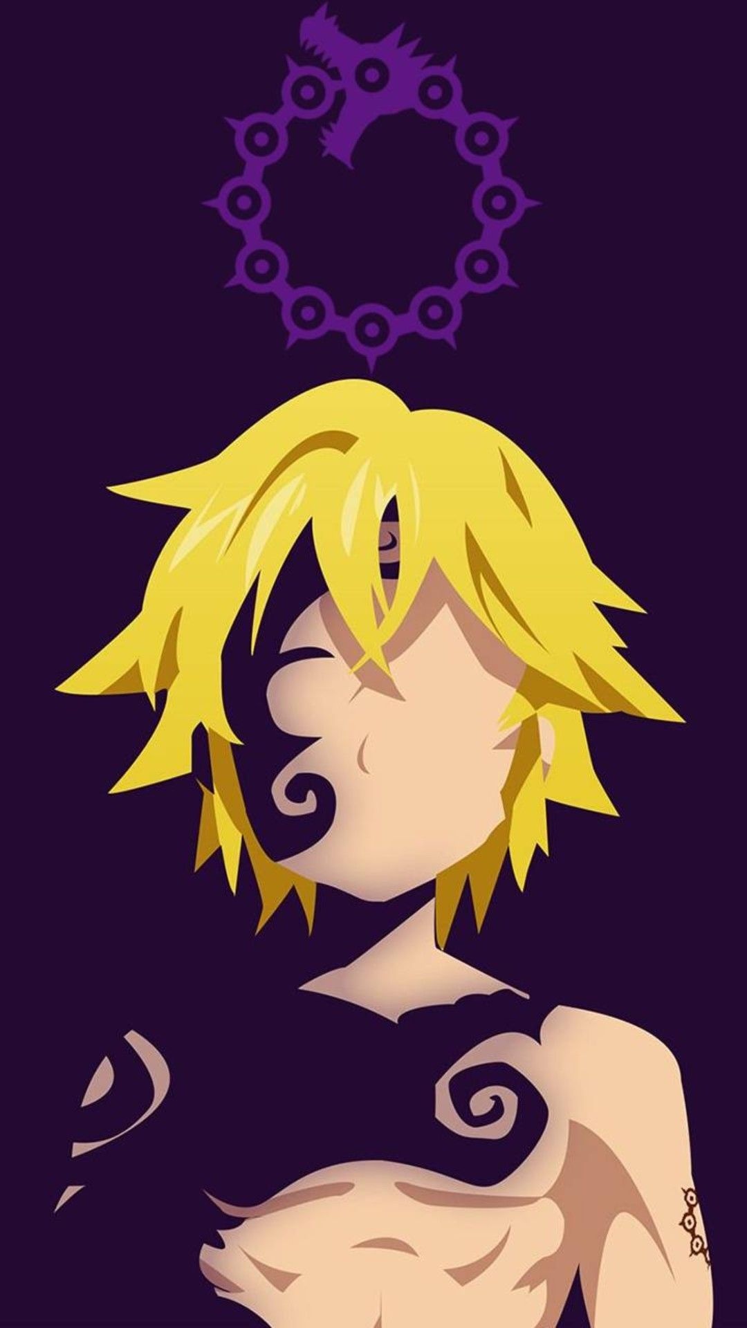 Meliodas, Anime character, Deadly sins, 1080x1920 Full HD Phone