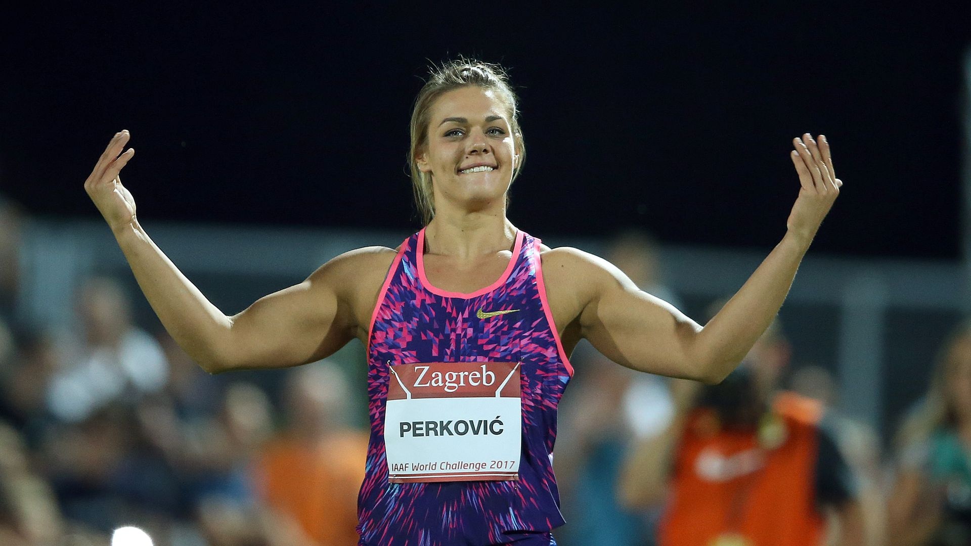 Sandra Perkovic, Diamond League victory, Sweeping competition, 1920x1080 Full HD Desktop