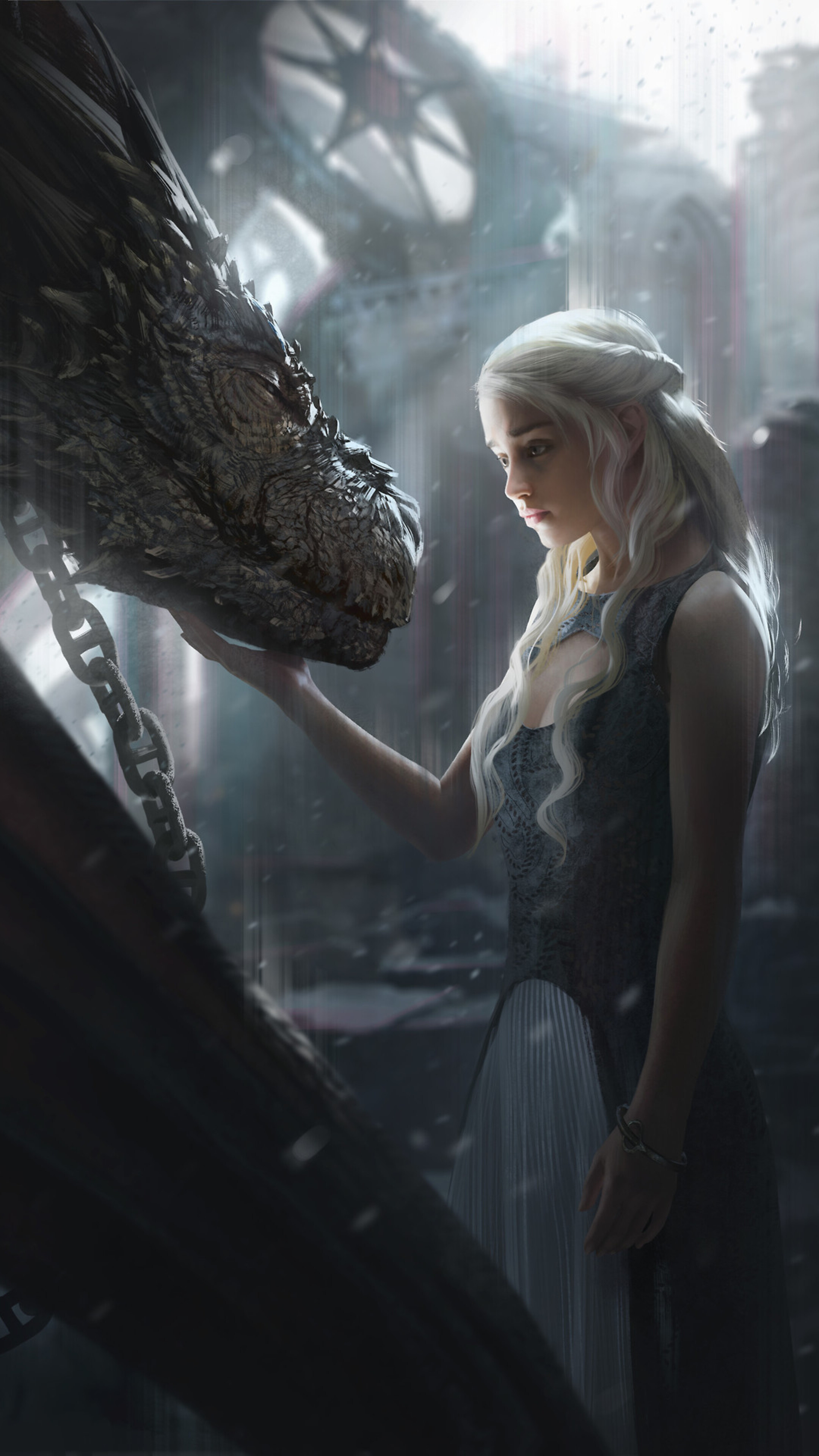 Daenerys Targaryen, Dragon (Game Of Thrones) Wallpaper, 2160x3840 4K Phone