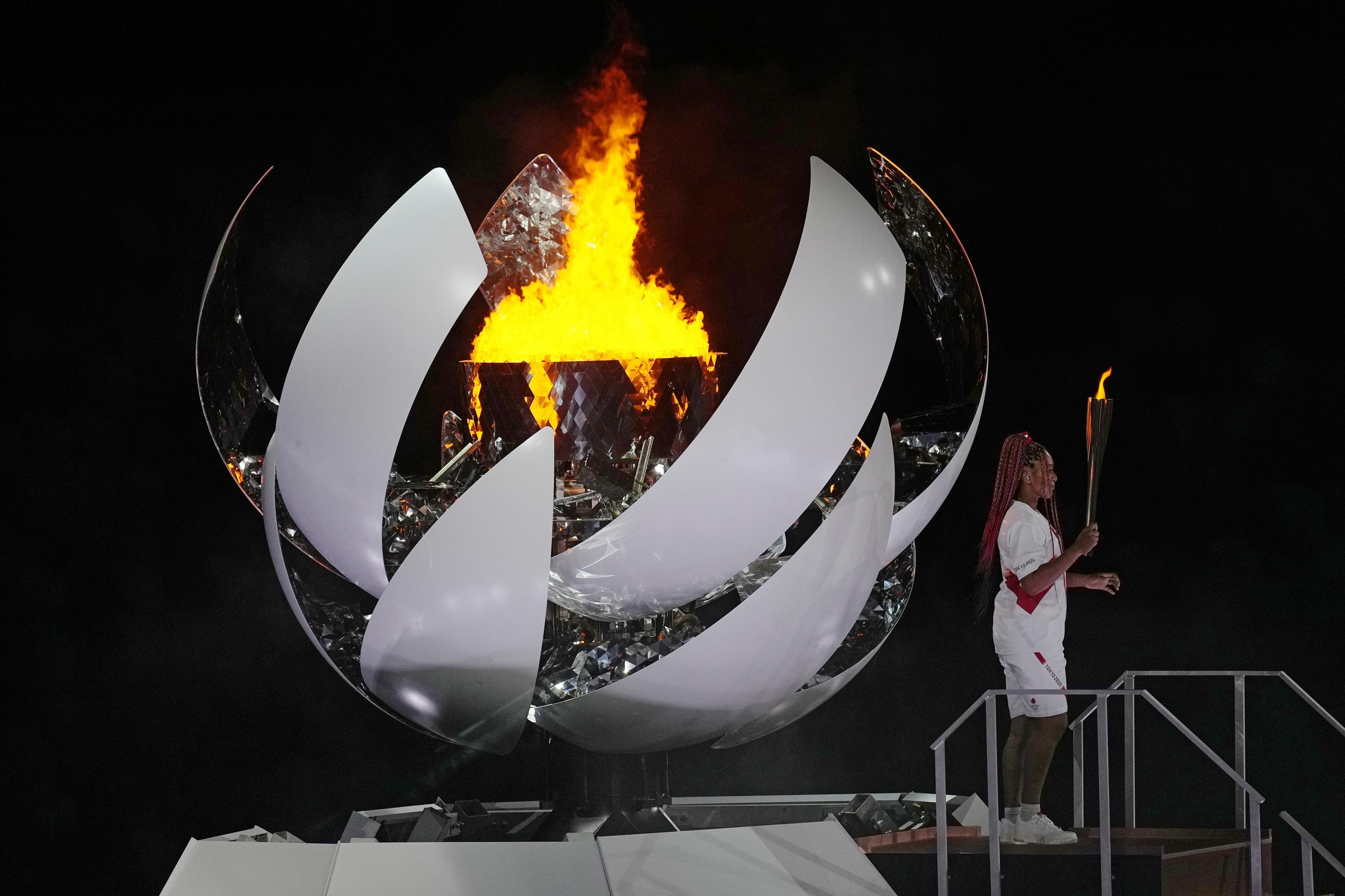 Powered by hydrogen, Tokyo Olympic Flame, Clean energy, AP news, 3000x2000 HD Desktop