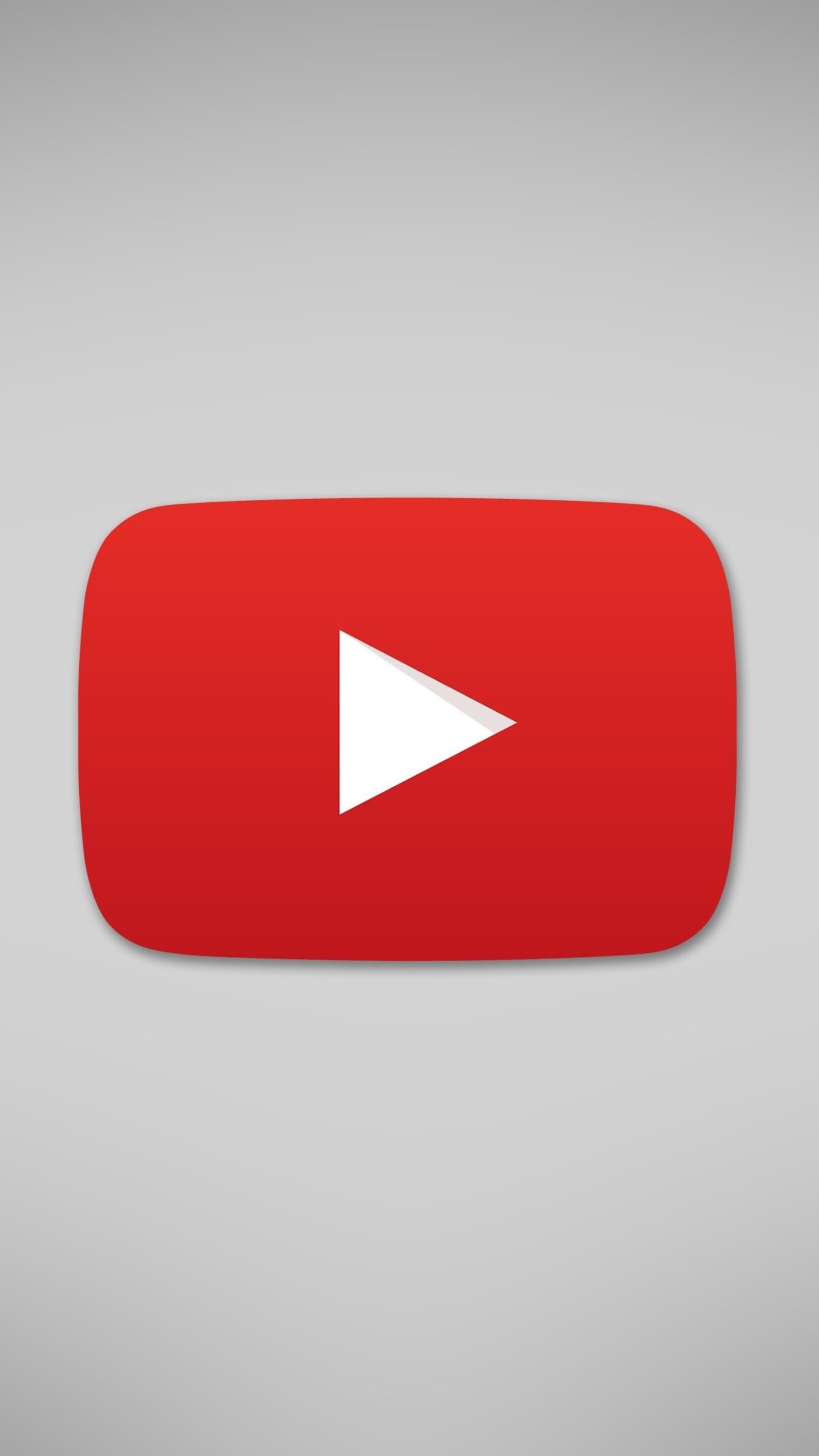 YouTube logo in 4K, Premium wallpapers, Sony Xperia, High-quality images, 2160x3840 4K Phone