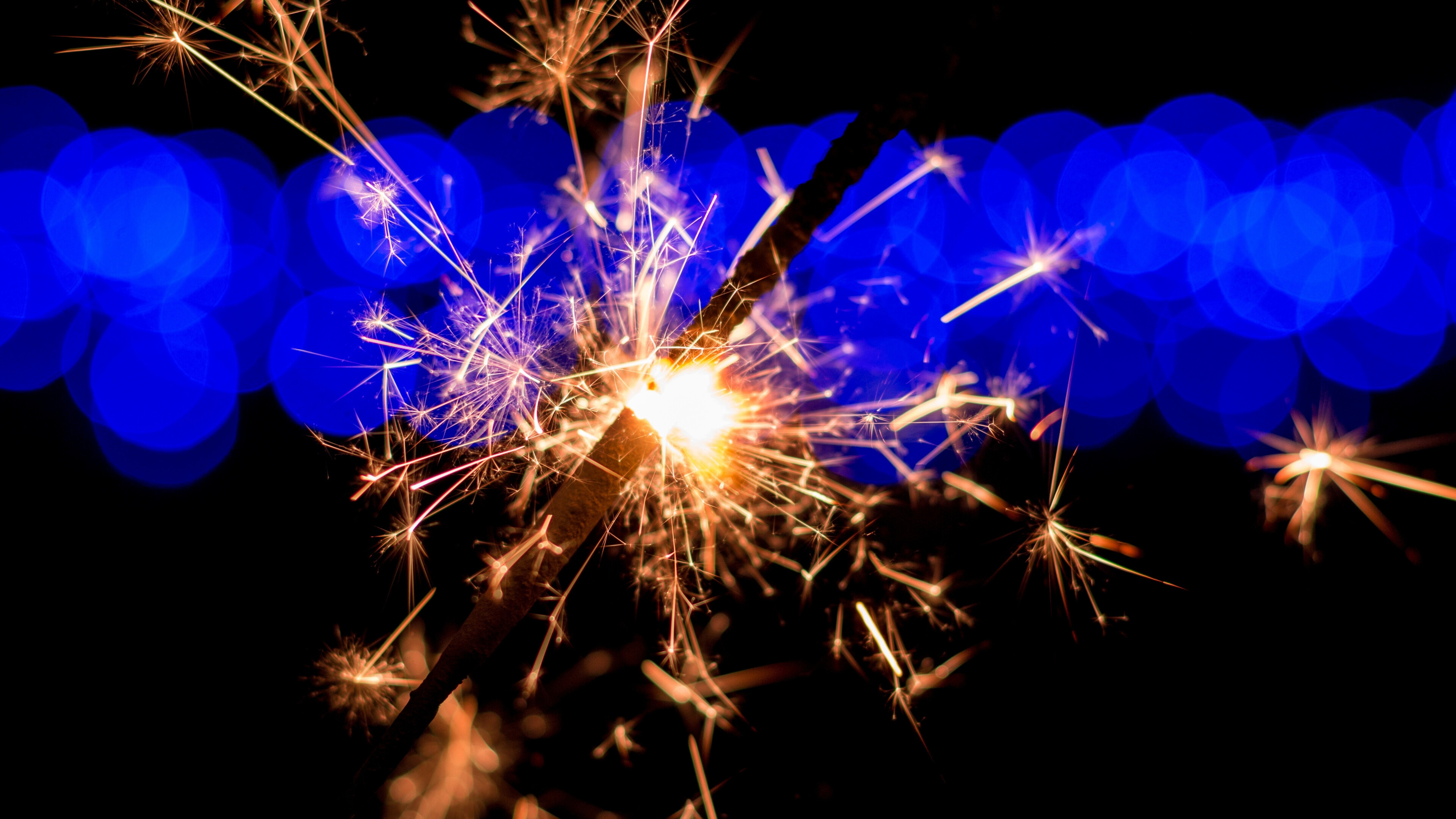 Sparkler, Wallpaper sparkler fireworks, 4K UHD widescreen, undefined, 3840x2160 4K Desktop