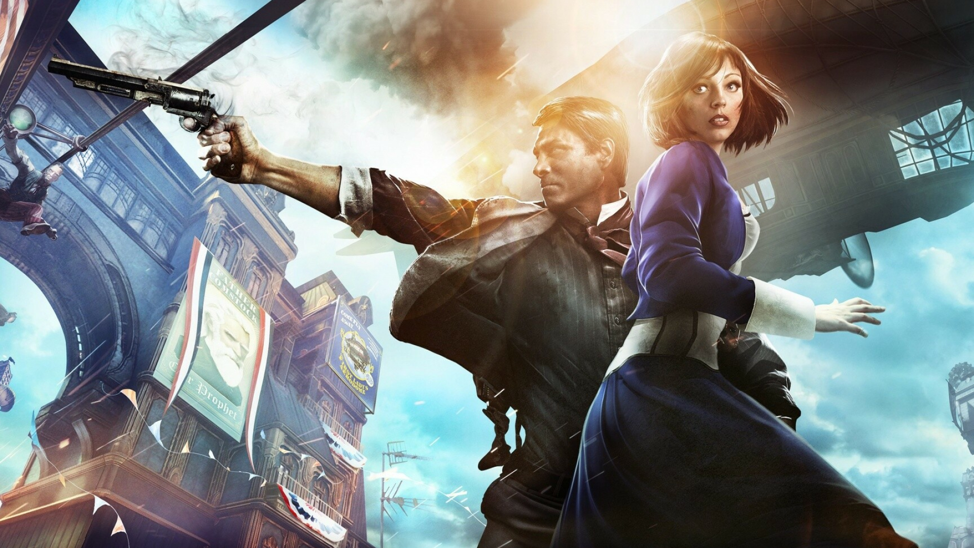 BioShock, Infinite allure, HD gaming paradise, Digital marvel, 1920x1080 Full HD Desktop