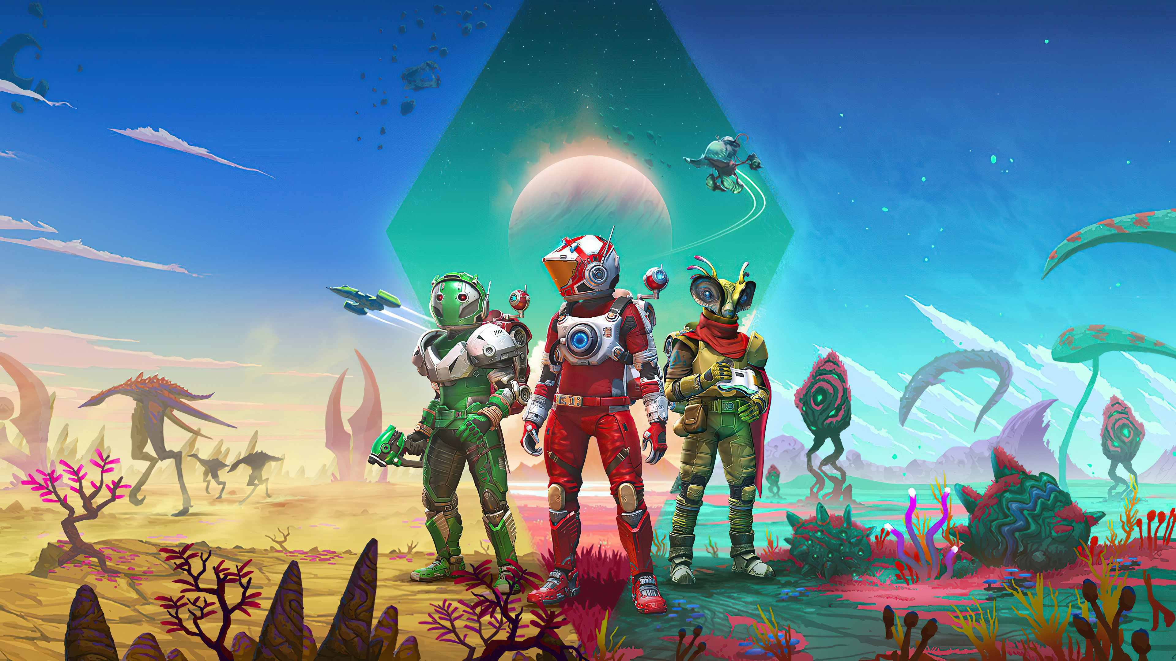 No Man's Sky Origins, Next-level graphics, Gaming wallpapers, High-quality imagery, 3840x2160 4K Desktop