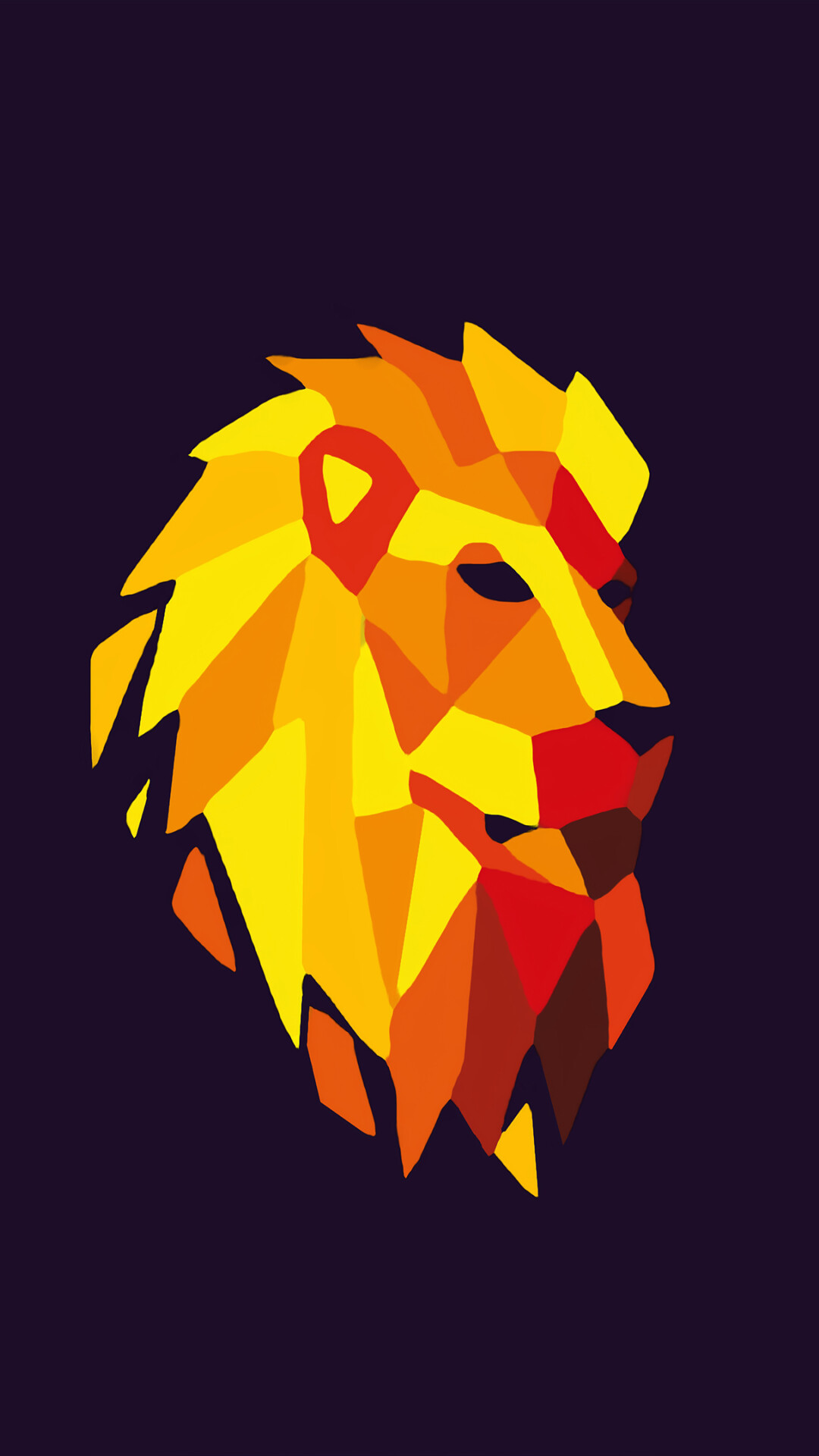 Abstract lion, Artistic interpretation, Vibrant colors, Creative expression, 1080x1920 Full HD Phone