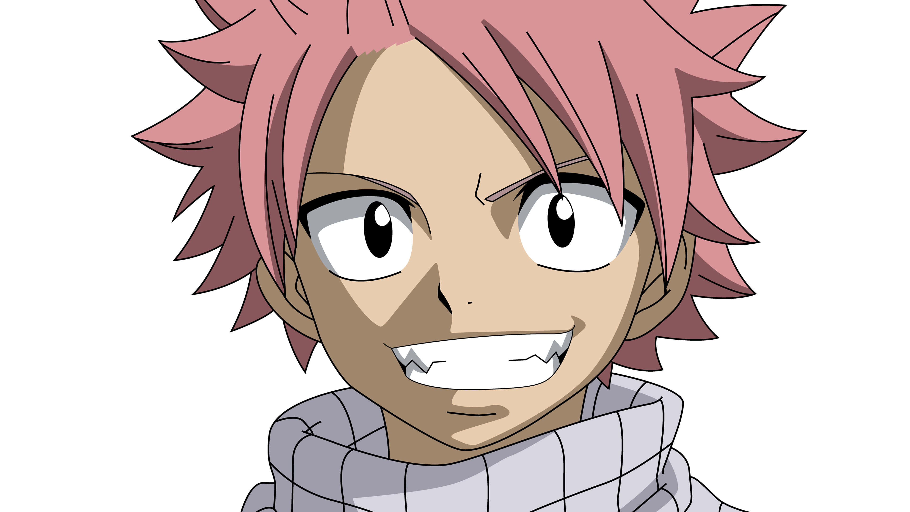 Fairy Tail, Natsu Dragneel portrait, UHD, 3840x2160 4K Desktop