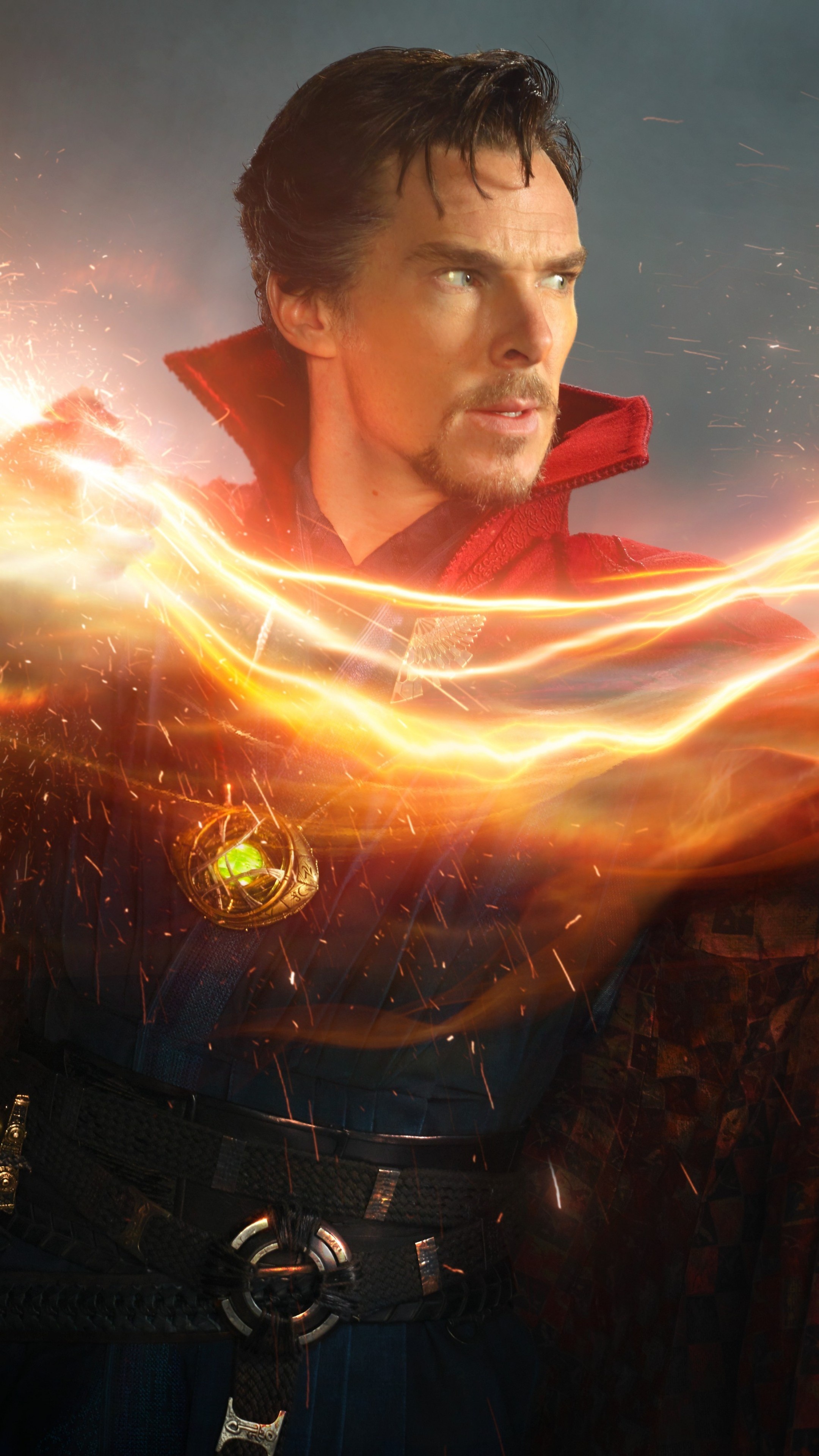 Doctor Strange, Benedict Cumberbatch, Best movie wallpaper, Action-packed, 2160x3840 4K Phone