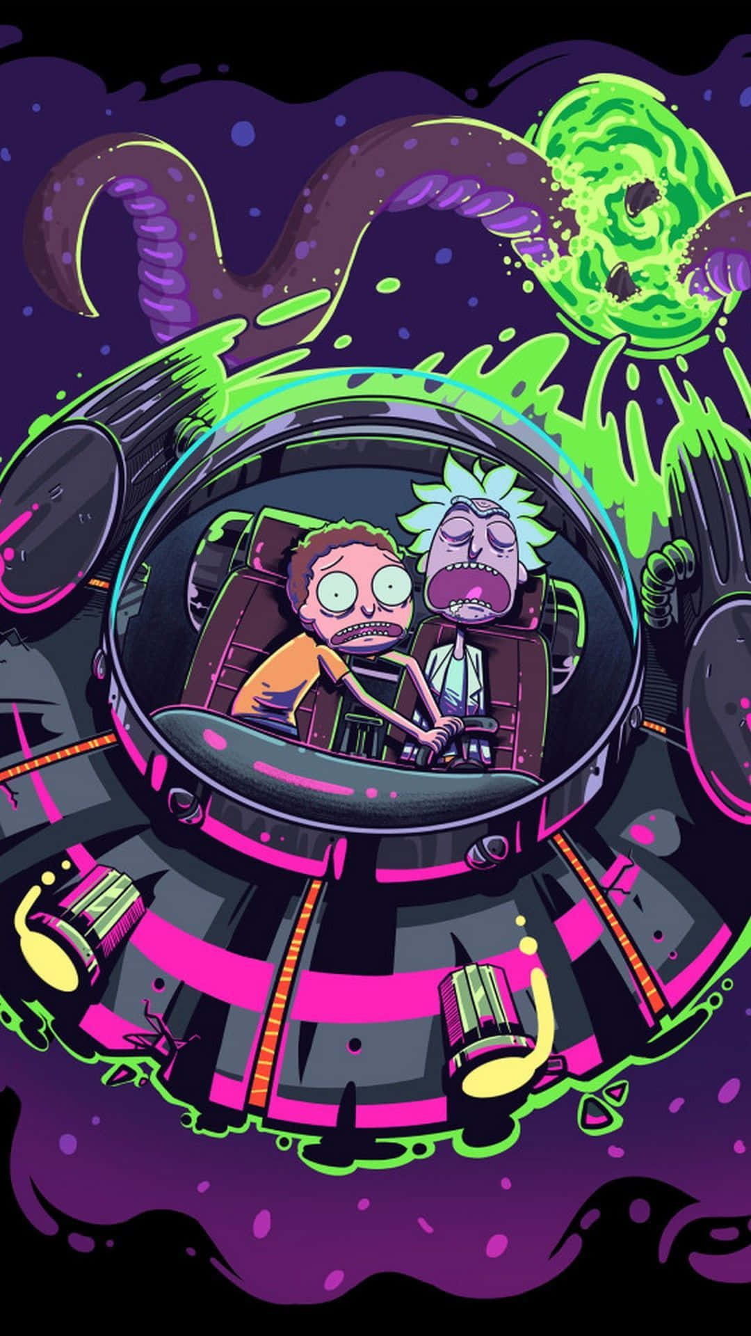 Rick and Morty, For iPhone Wallpaper, 1080x1920 Full HD Phone