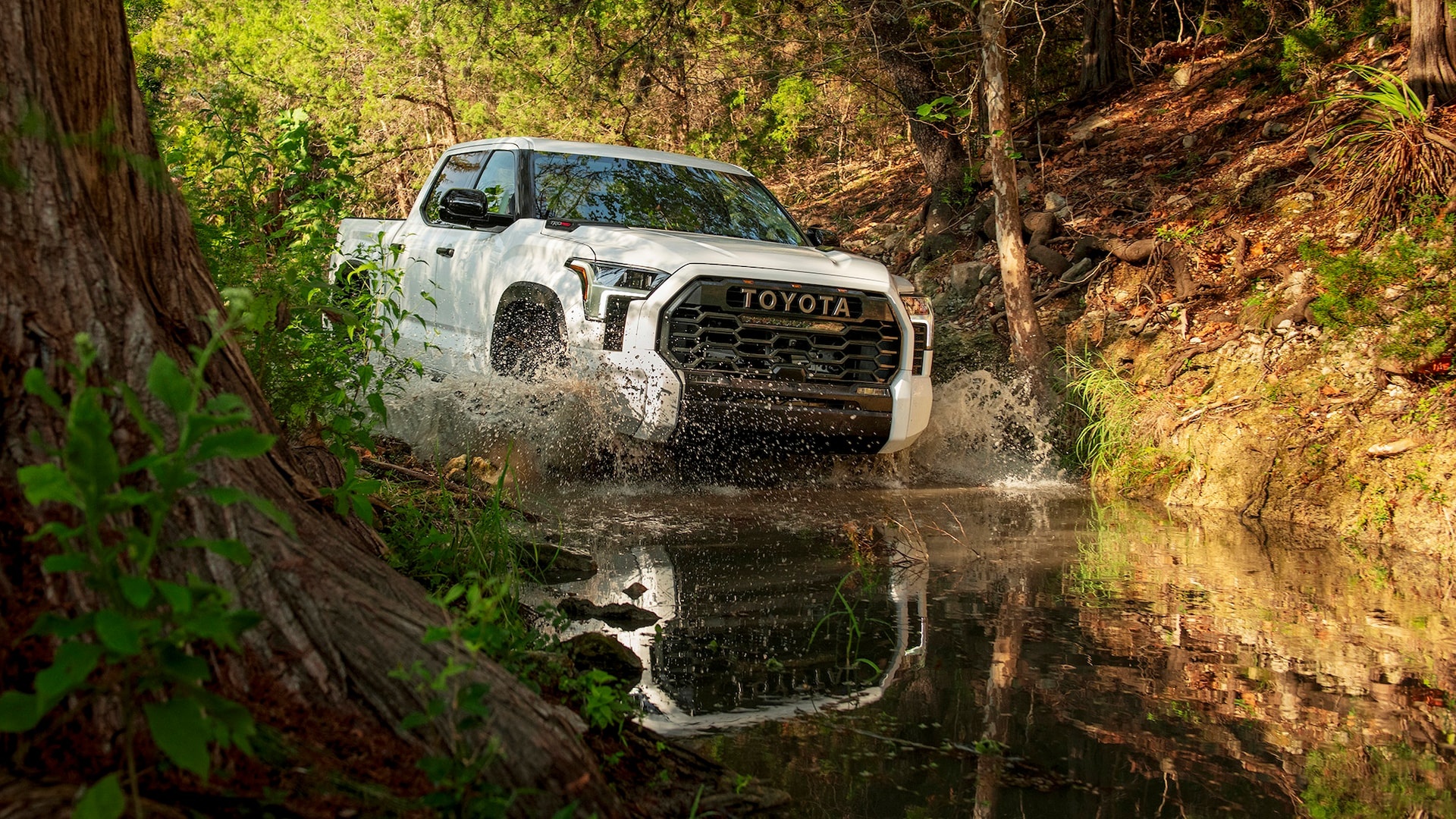 Toyota Tundra, Powerful pickup truck, Off-road capabilities, Unmatched reliability, 1920x1080 Full HD Desktop