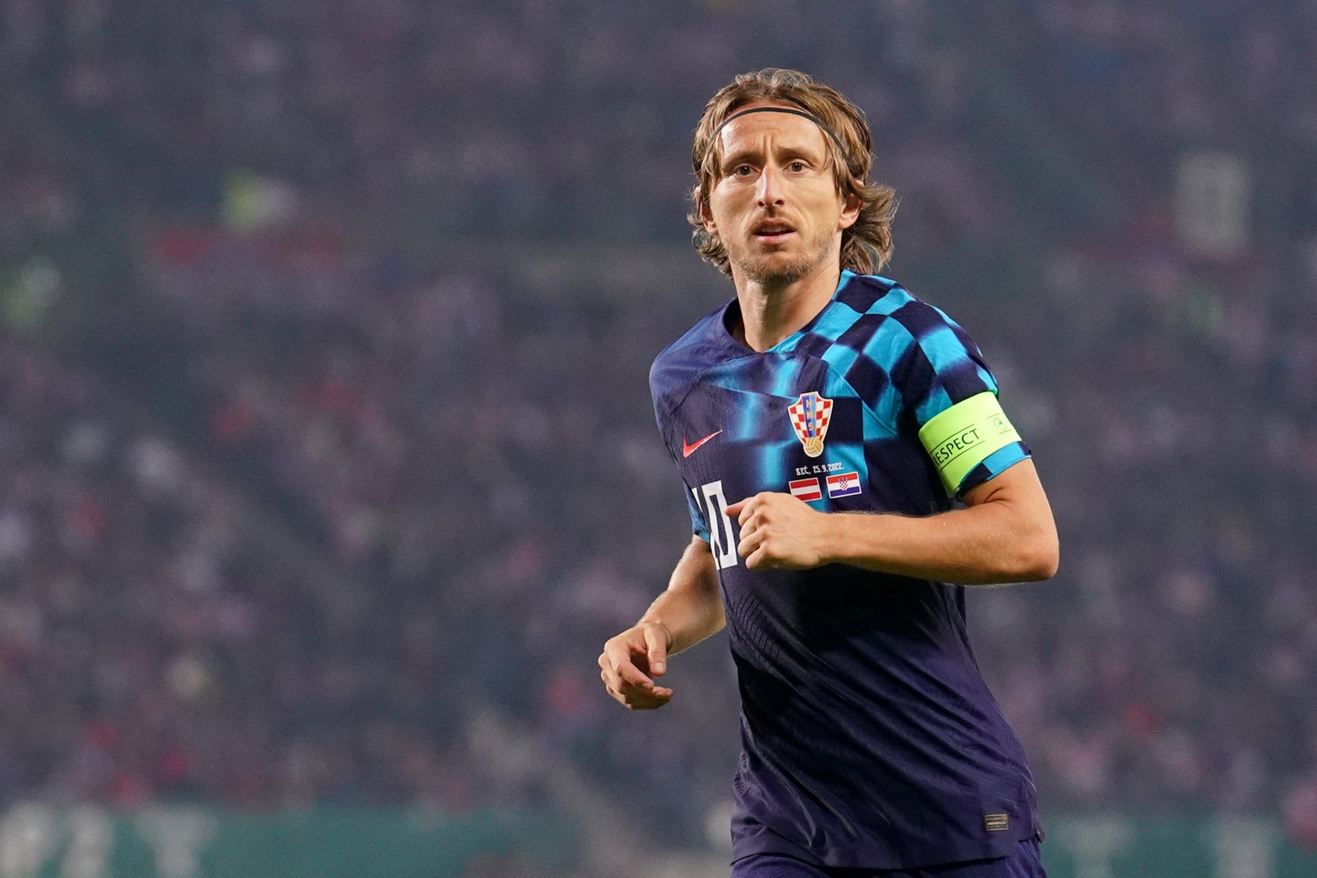 Luka Modric, Croatia national football team kit, Respect captain armband, HD Desktop wallpaper
