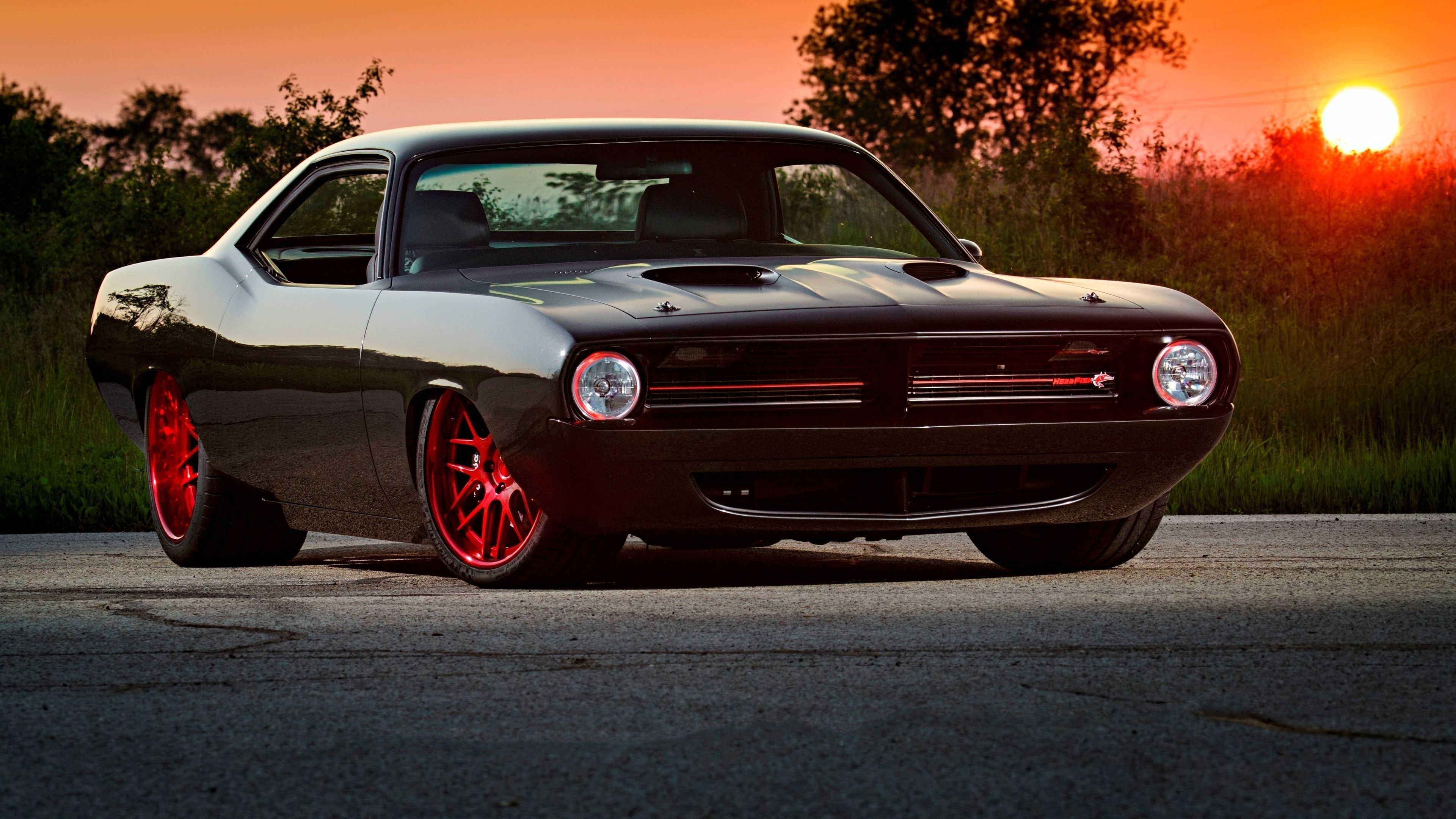 Barracuda 1970, Hemi 'Cuda Wallpaper, 3840x2160 4K Desktop