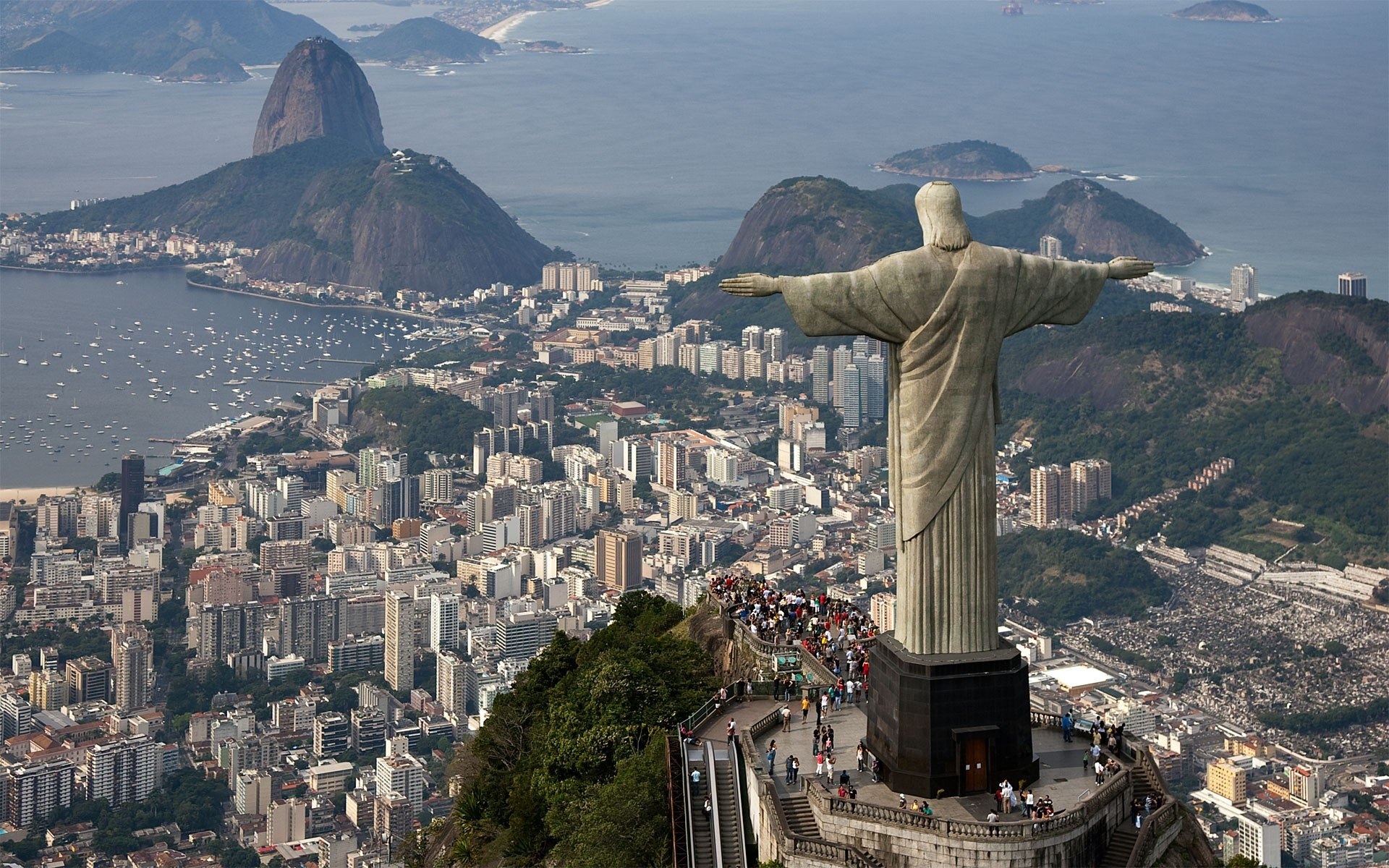 Christ the Redeemer, Breathtaking views, Wallpaper collection, Desktop, 1920x1200 HD Desktop