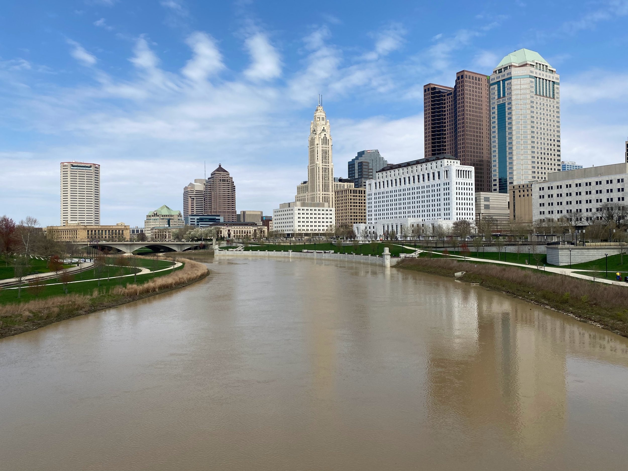 Columbus skyline, La Creme Nannies, Madison WI, Nationwide placements, 2500x1880 HD Desktop