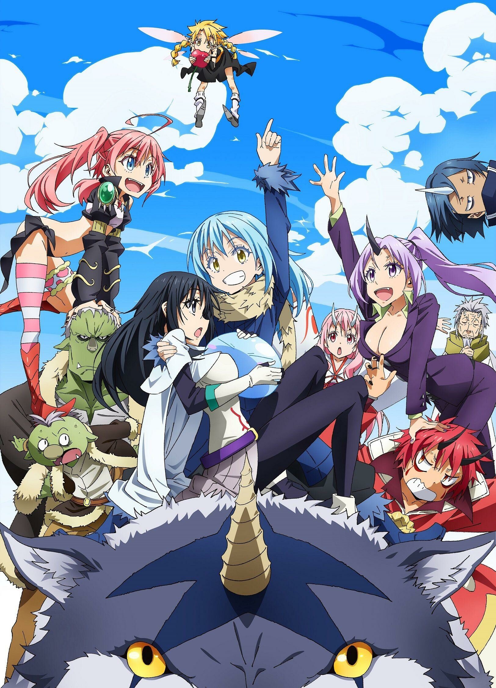 That Time I Got Reincarnated as a Slime, Anime wallpapers, Fantasy world, Epic adventure, 1630x2260 HD Phone