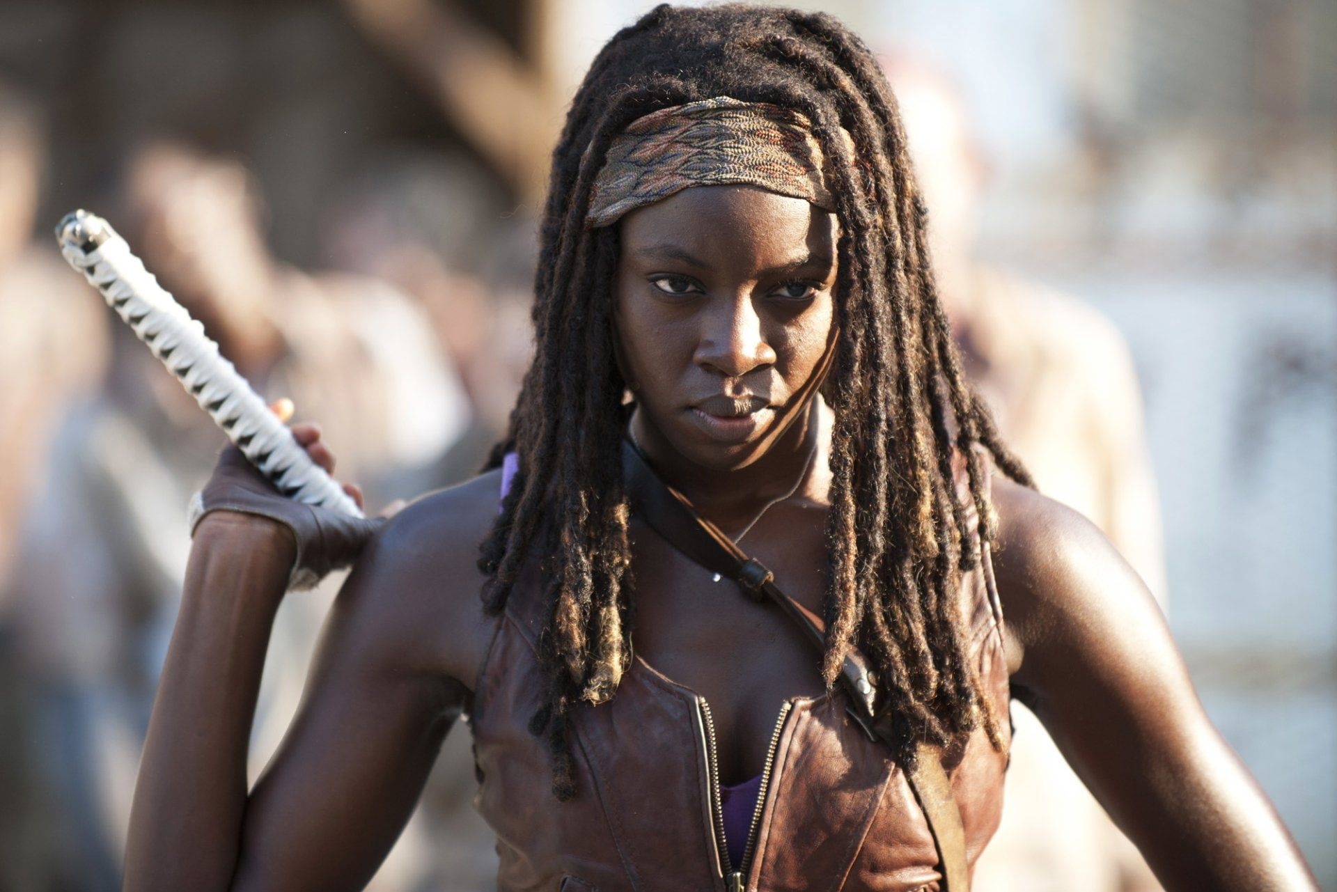 Danai Gurira, The Walking Dead, Michonne, TV show, 1920x1290 HD Desktop